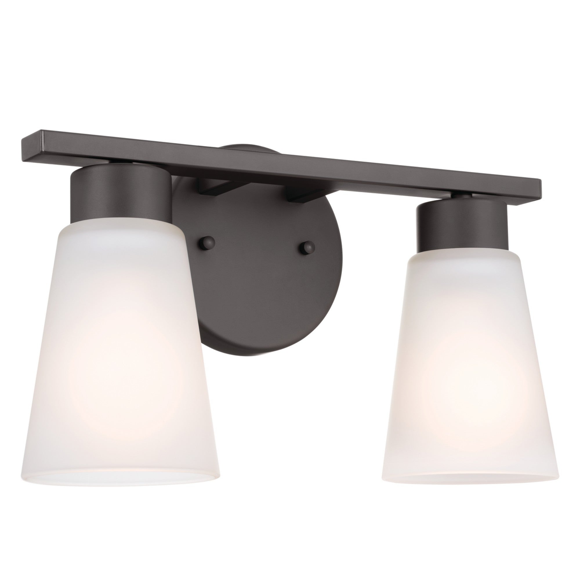 Stamos 13" 2-Light Bath Vanity Light, Olde Bronze Finish - Bees Lighting