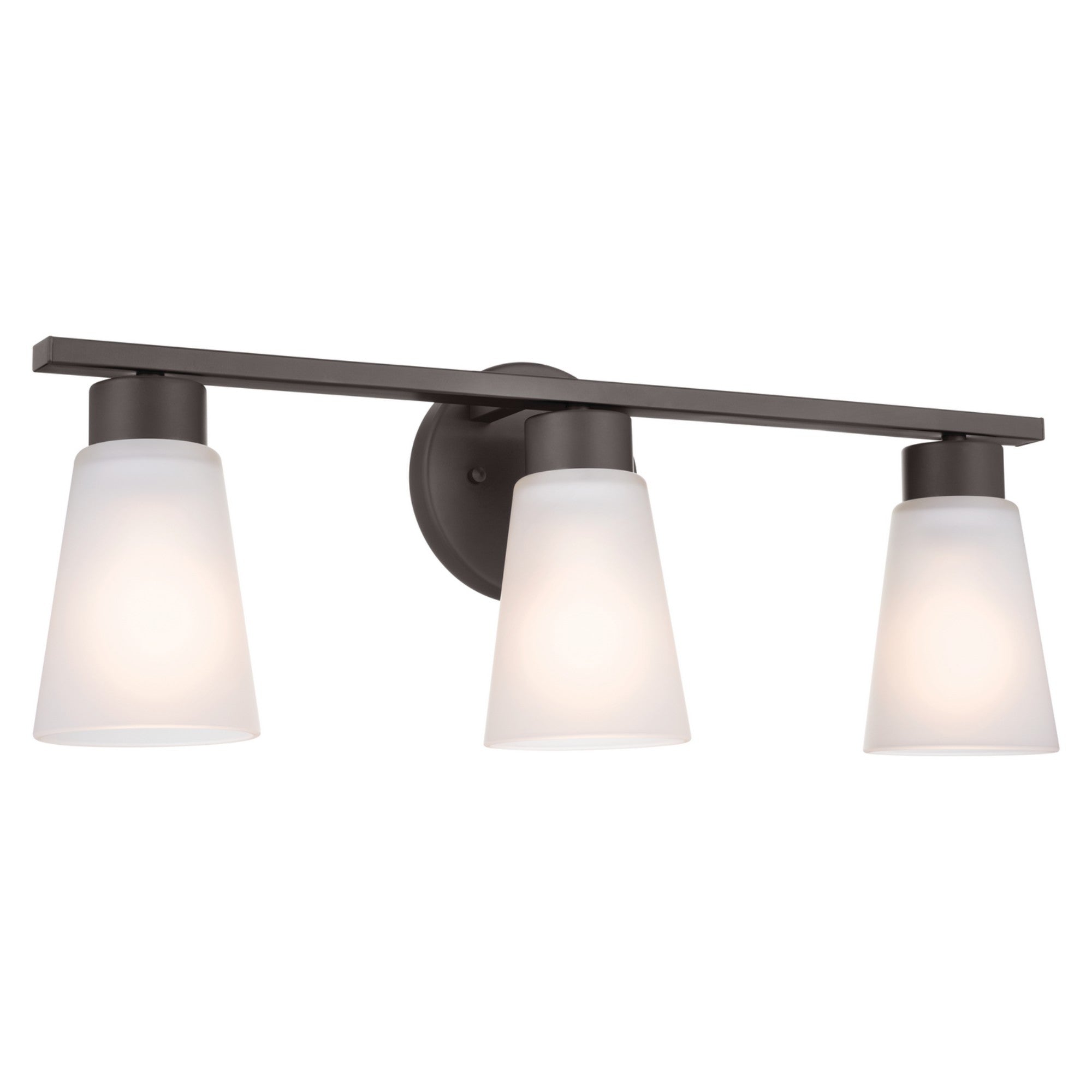 Stamos 22" 3-Light Bath Vanity Light, Olde Bronze Finish - Bees Lighting