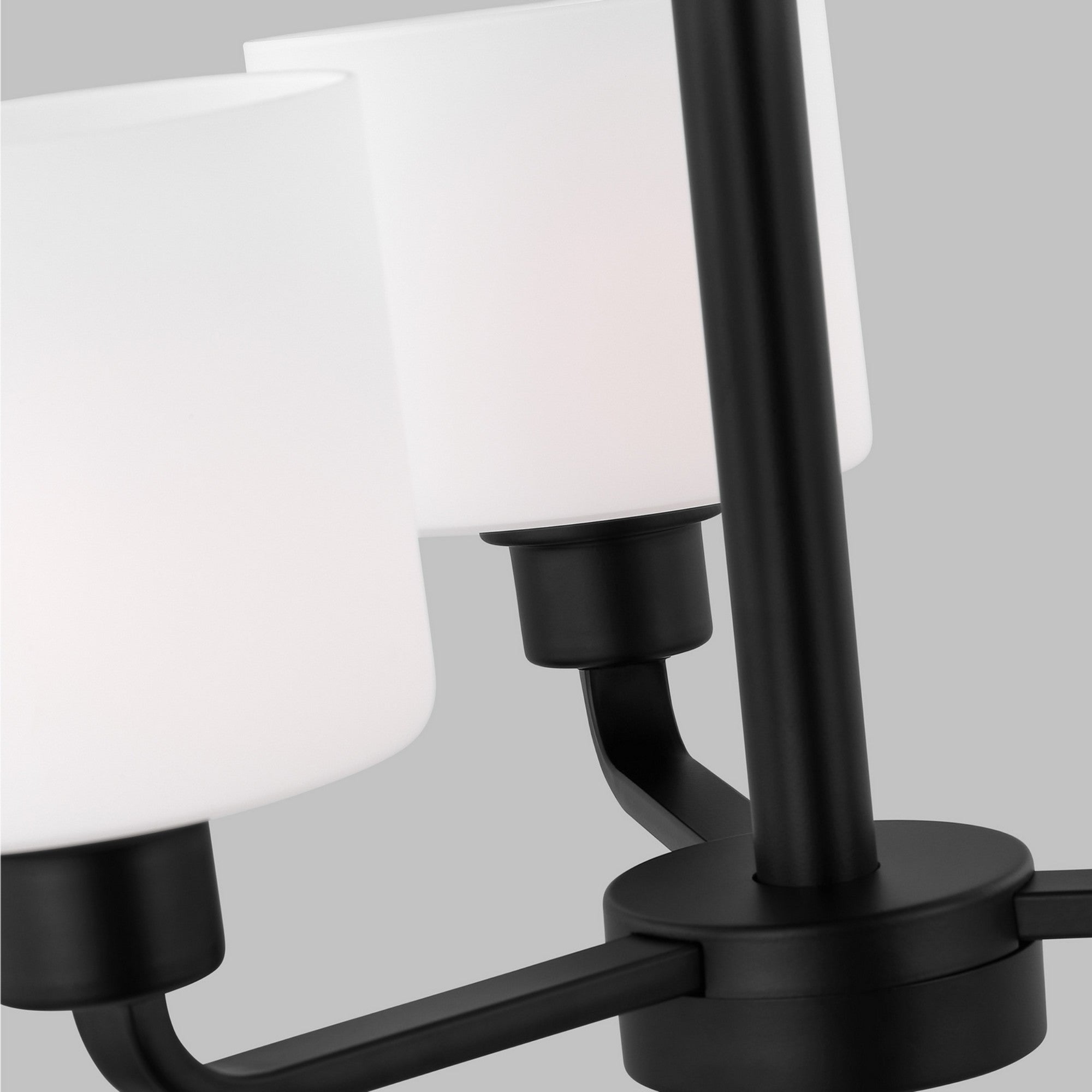 Canfield 20" 3-Light Chandelier, Midnight Black Finish - Bees Lighting