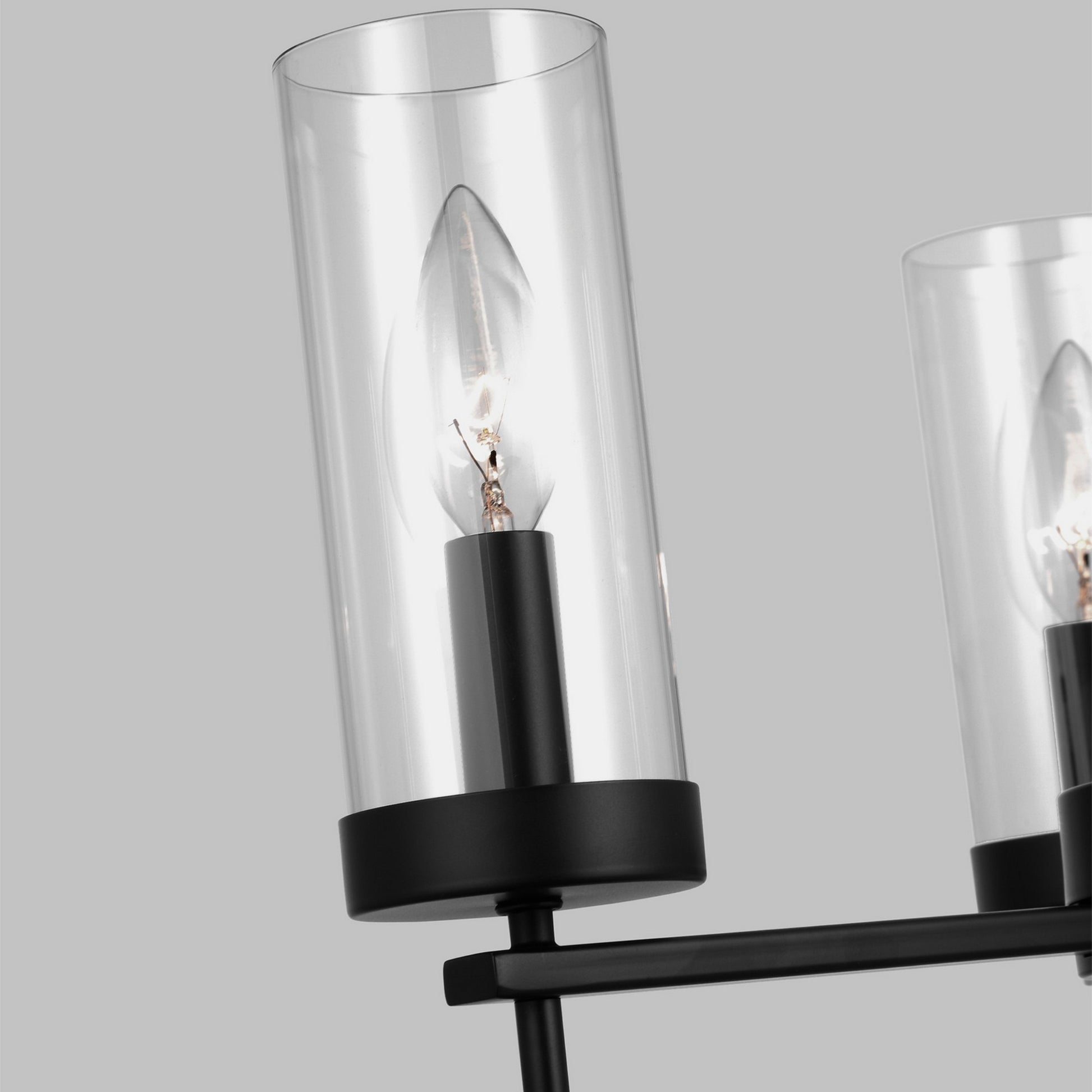 Zire 18" 3-Light Chandelier, Midnight Black Finish - Bees Lighting