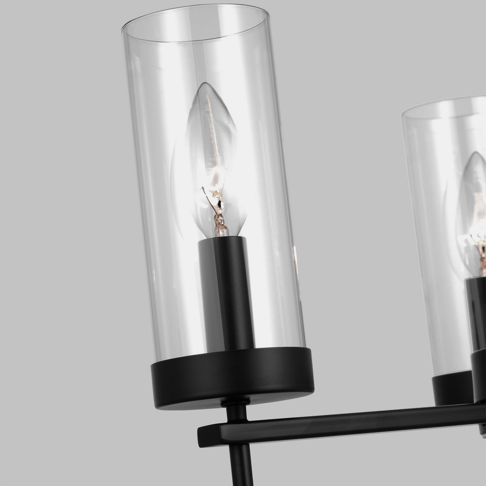 Zire 18" 3-Light Chandelier, Midnight Black Finish - Bees Lighting