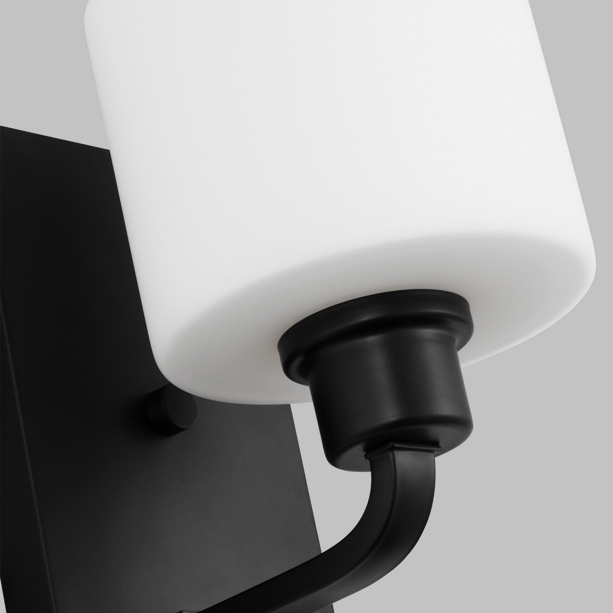 Canfield 8" LED Bathroom Sconce, Midnight Black Finish - Bees Lighting