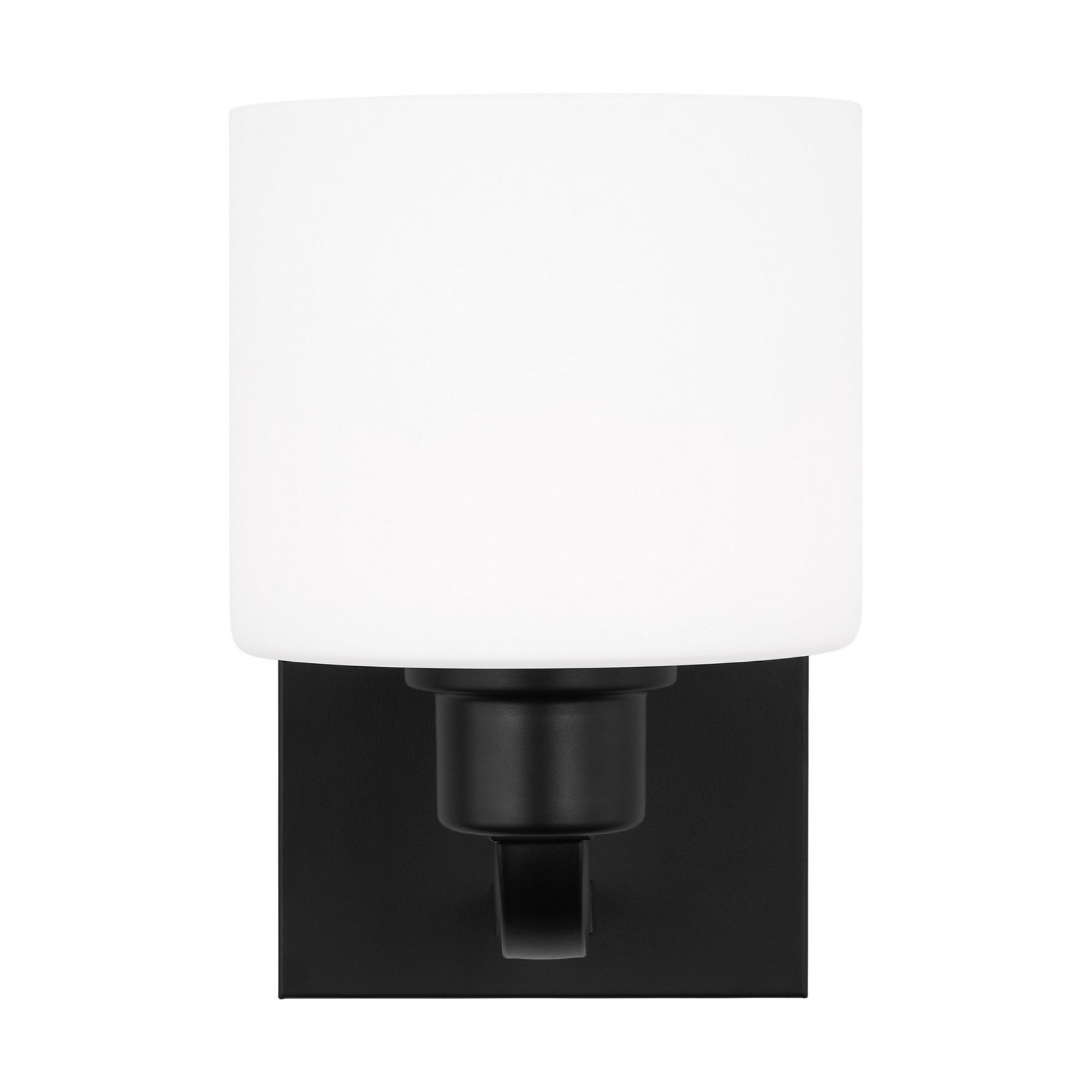 Canfield 8" LED Bathroom Sconce, Midnight Black Finish - Bees Lighting