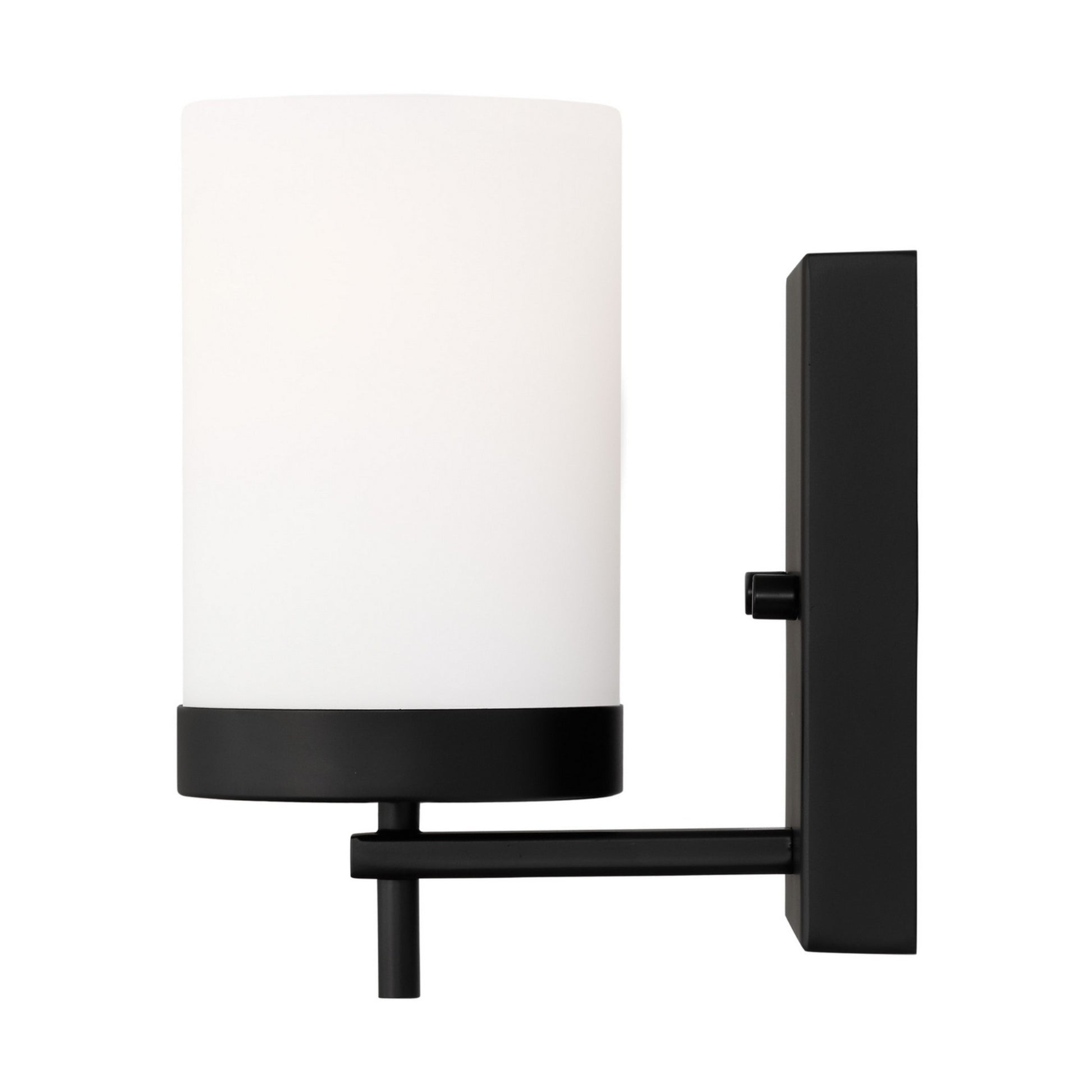Zire 8" Bath Sconce, Midnight Black Finish - Bees Lighting