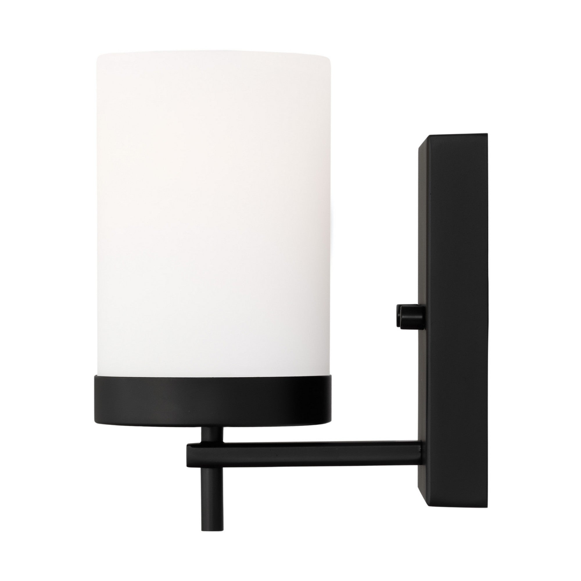 Zire 8" Bath Sconce, Midnight Black Finish - Bees Lighting