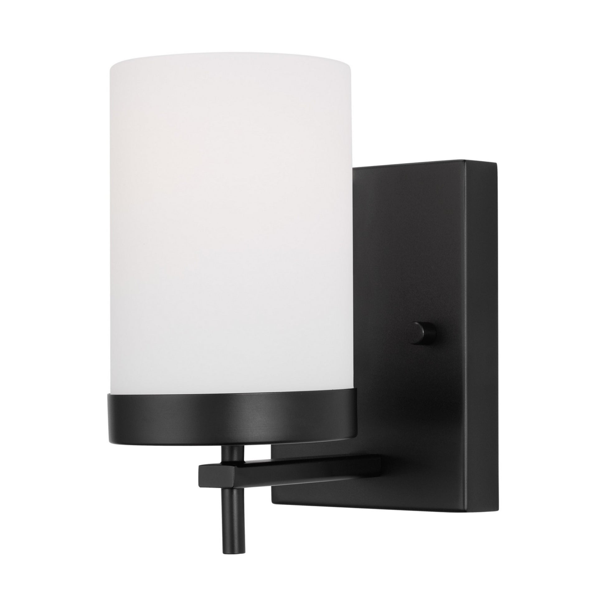 Zire 8" Bath Sconce, Midnight Black Finish - Bees Lighting