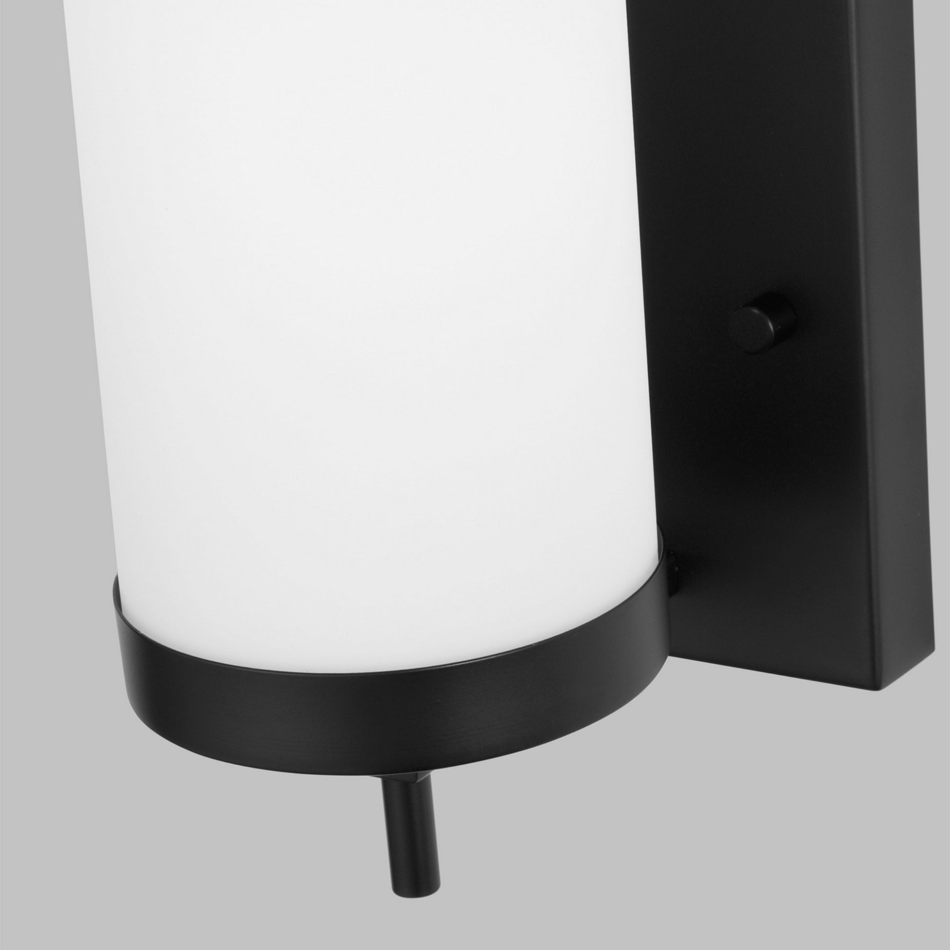 Zire 8" Bath Sconce, Midnight Black Finish - Bees Lighting