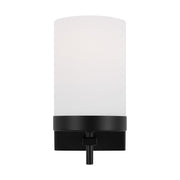 Zire 8" LED Bath Sconce, Midnight Black Finish - Bees Lighting