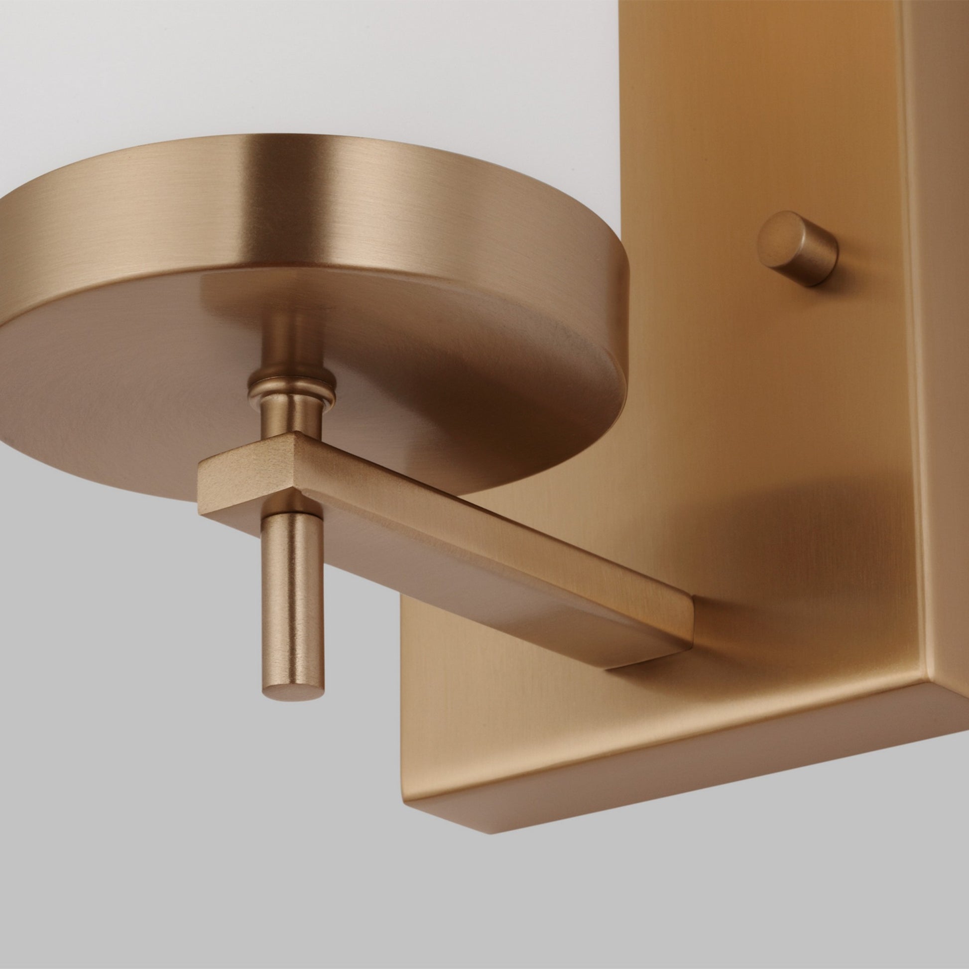 Zire 8" LED Bath Sconce, Satin Brass Finish - Bees Lighting