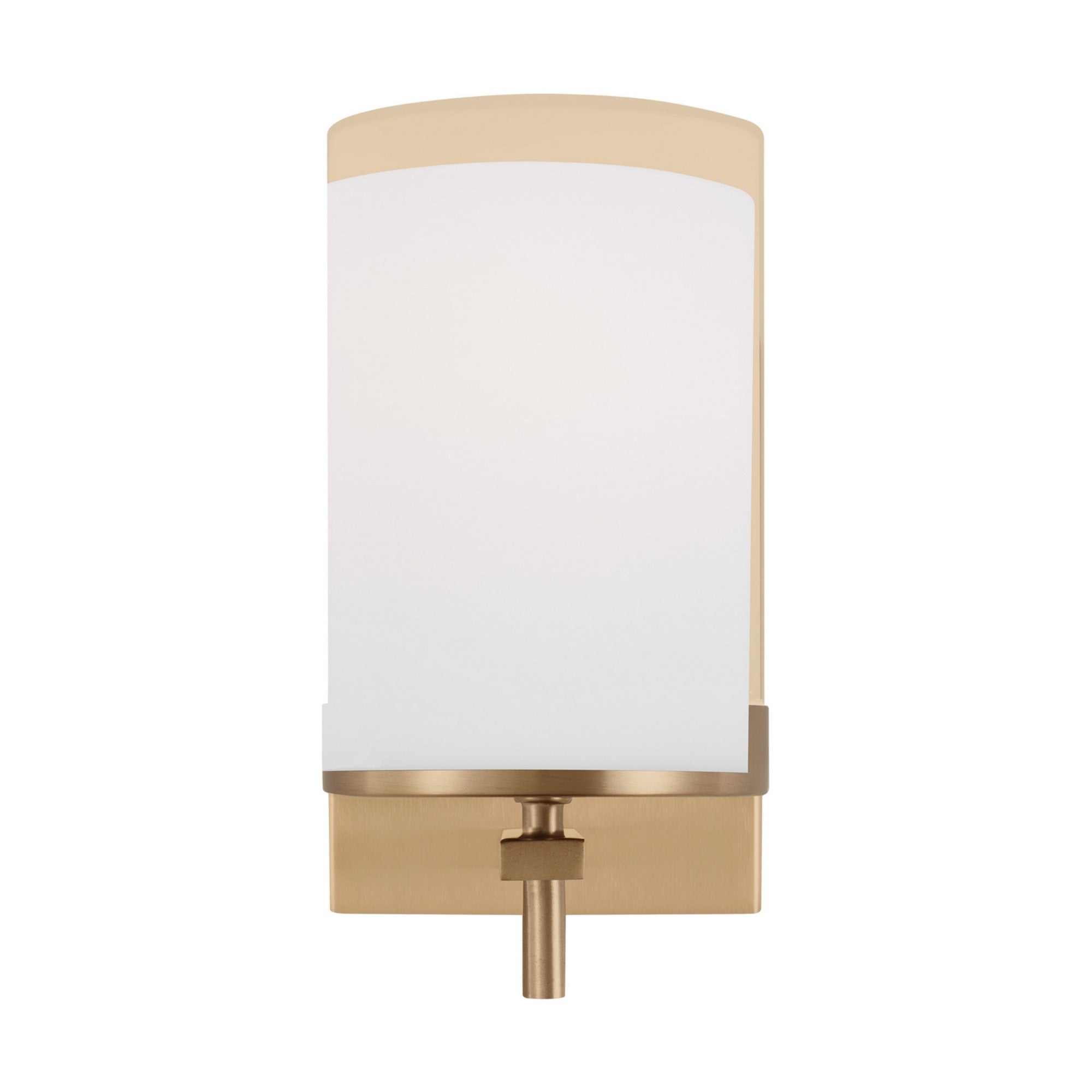 Zire 8" LED Bath Sconce, Satin Brass Finish - Bees Lighting