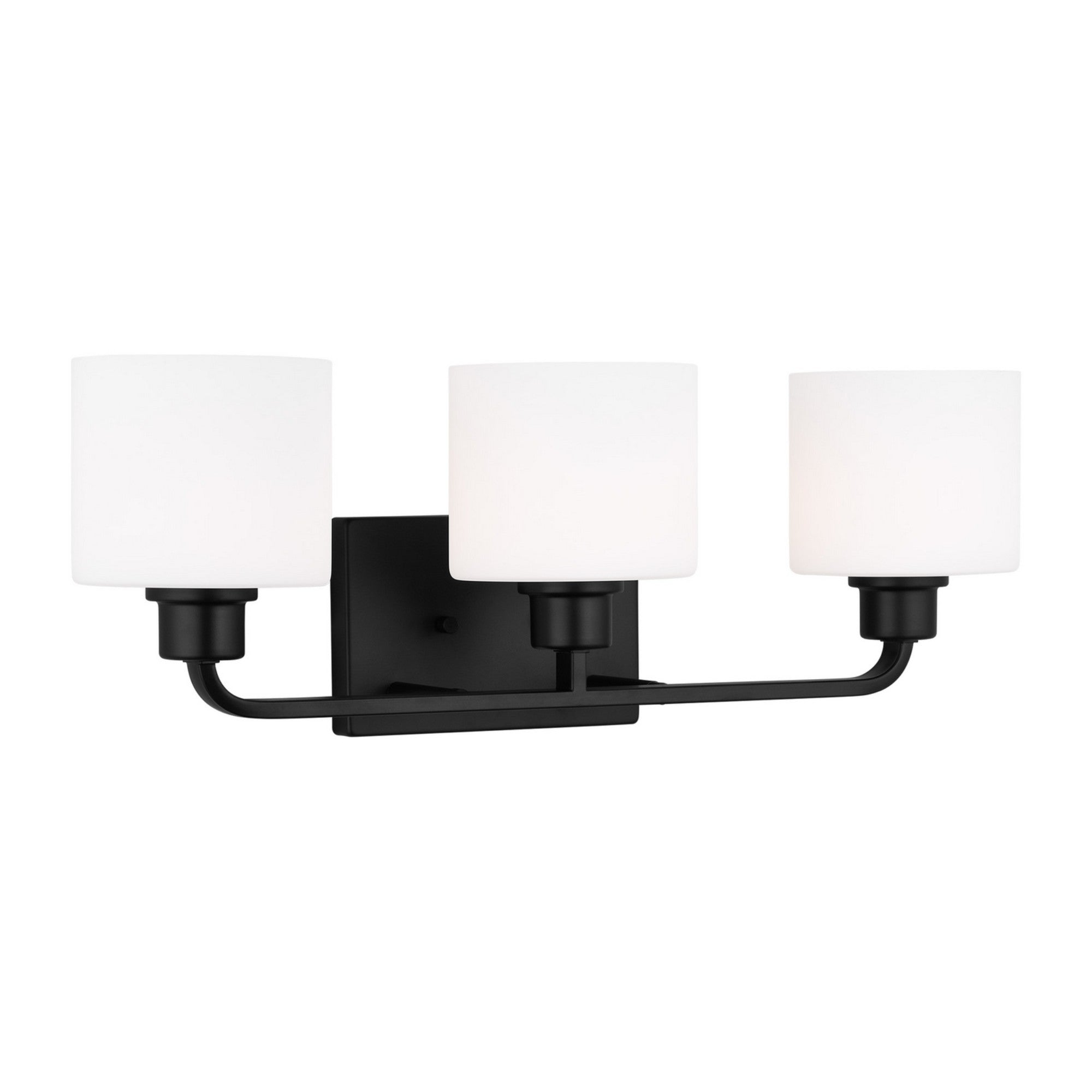 Canfield 23" 3-Light Bathroom Vanity, Midnight Black Finish - Bees Lighting