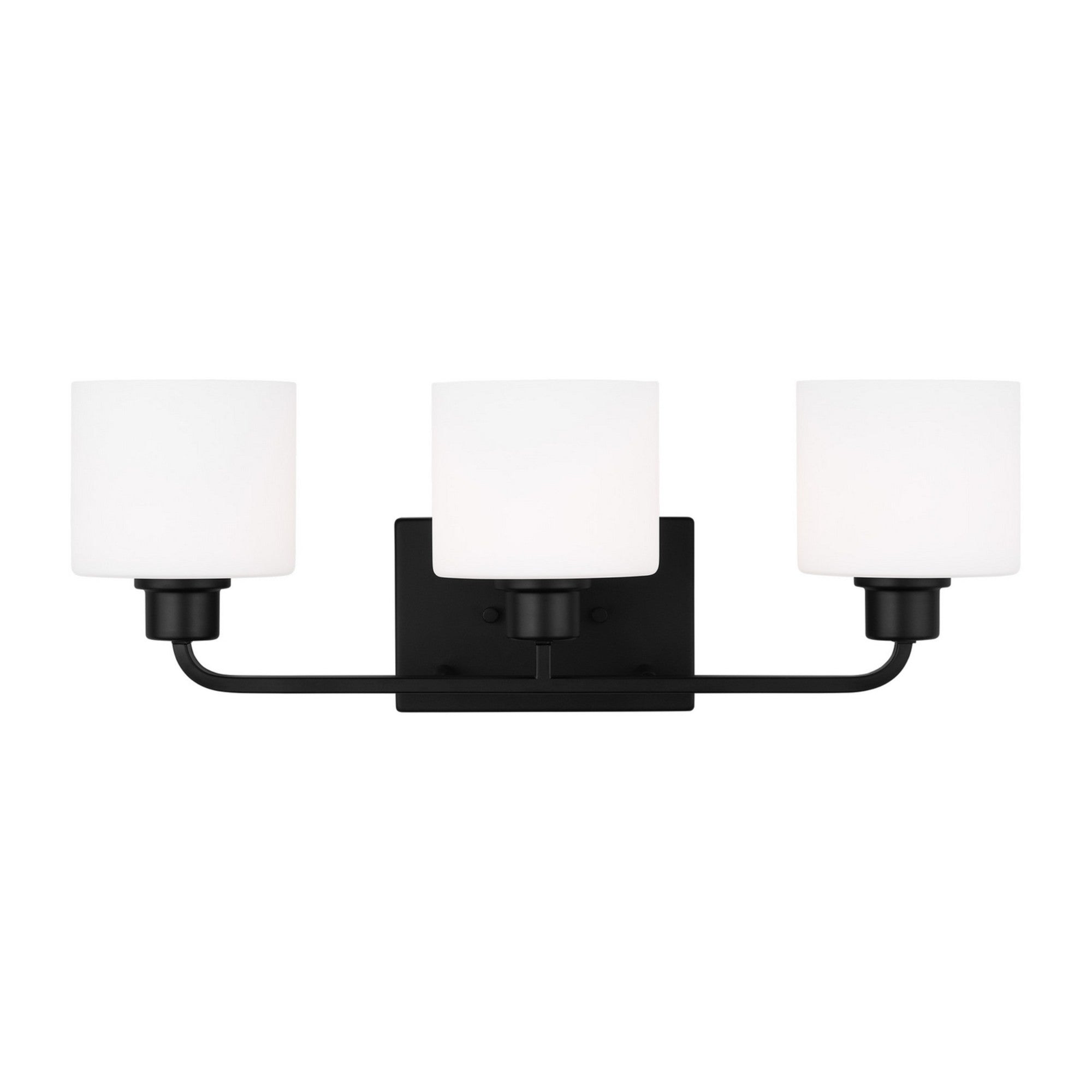 Canfield 23" 3-Light Bathroom Vanity, Midnight Black Finish - Bees Lighting