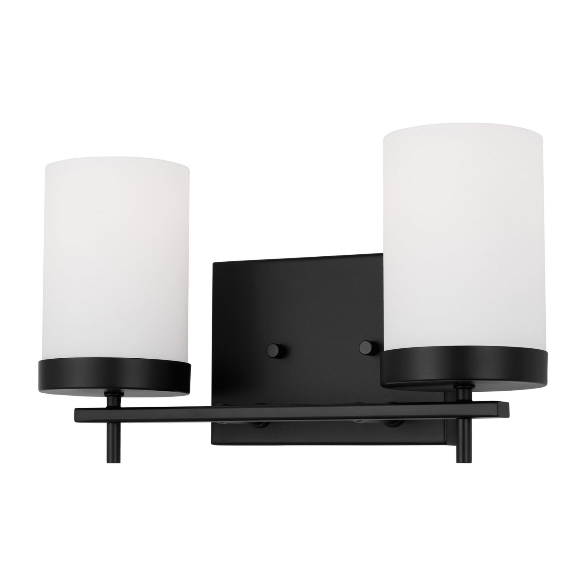 Zire 14" 2-Light LED Bathroom Vanity, Midnight Black Finish - Bees Lighting