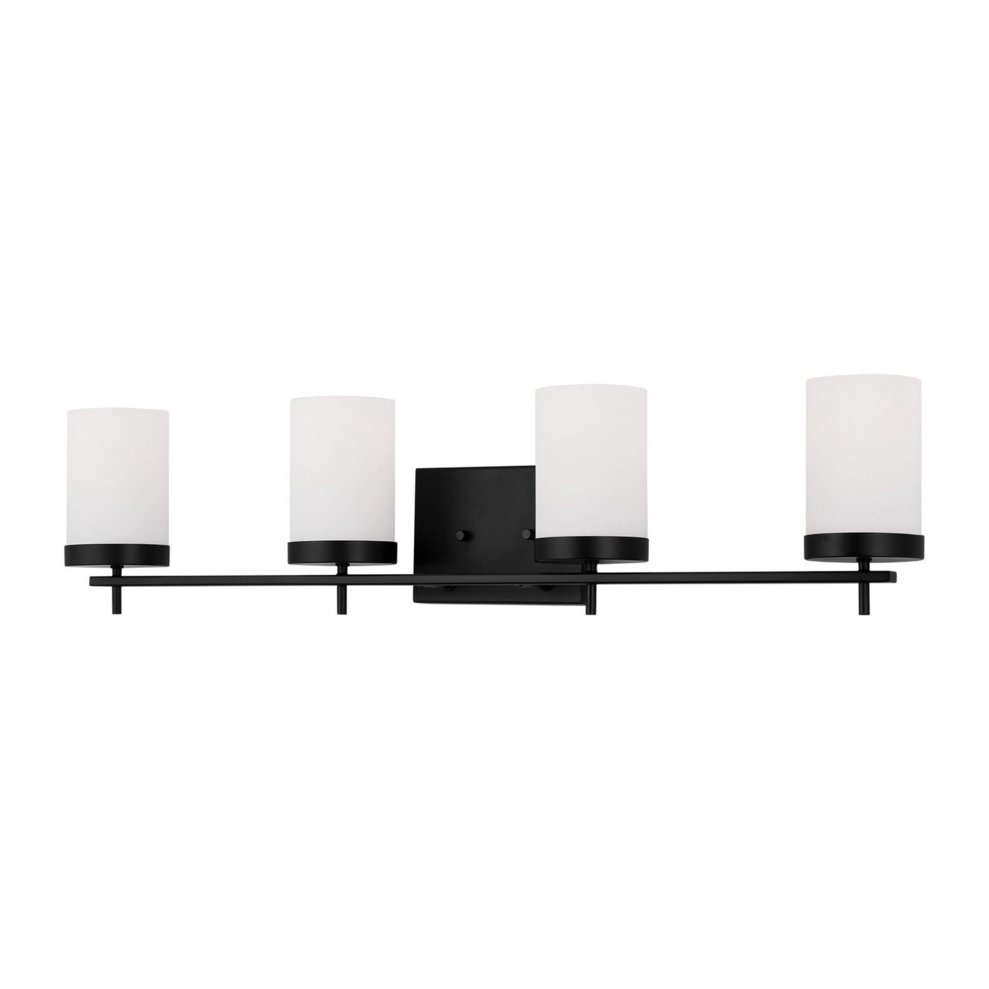 Zire 34" 4-Light LED Bathroom Vanity, Midnight Black Finish - Bees Lighting