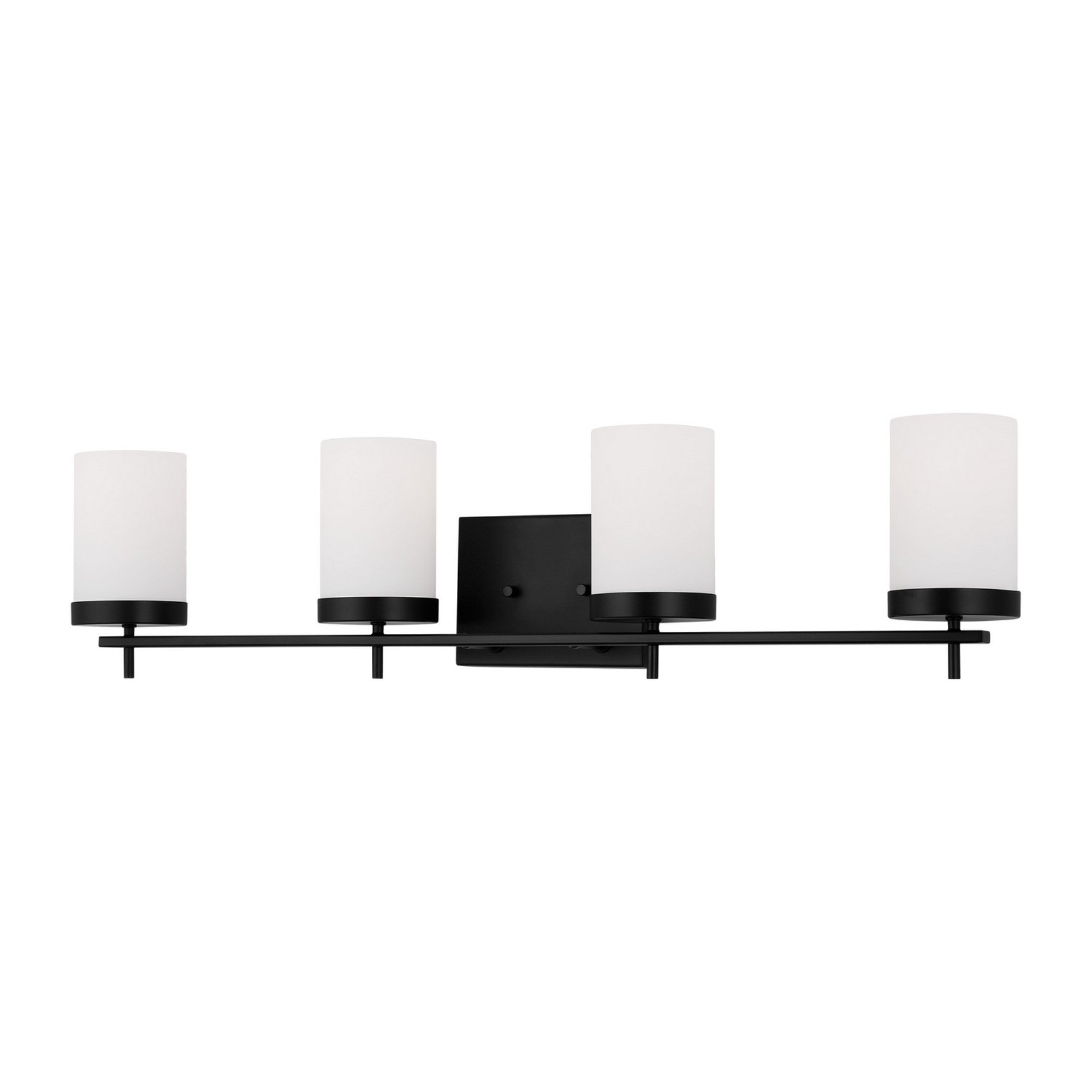 Zire 34" 4-Light LED Bathroom Vanity, Midnight Black Finish - Bees Lighting