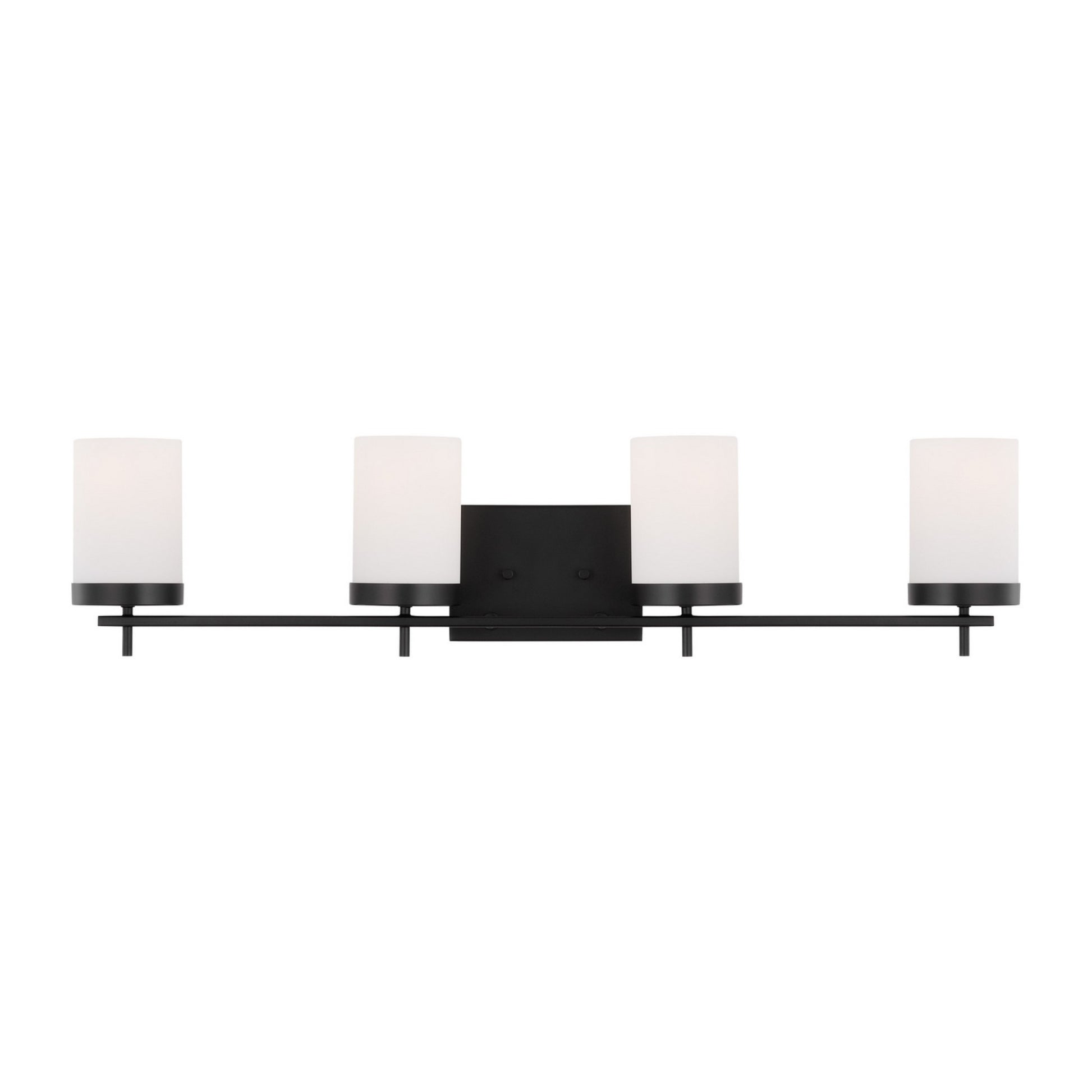 Zire 34" 4-Light LED Bathroom Vanity, Midnight Black Finish - Bees Lighting