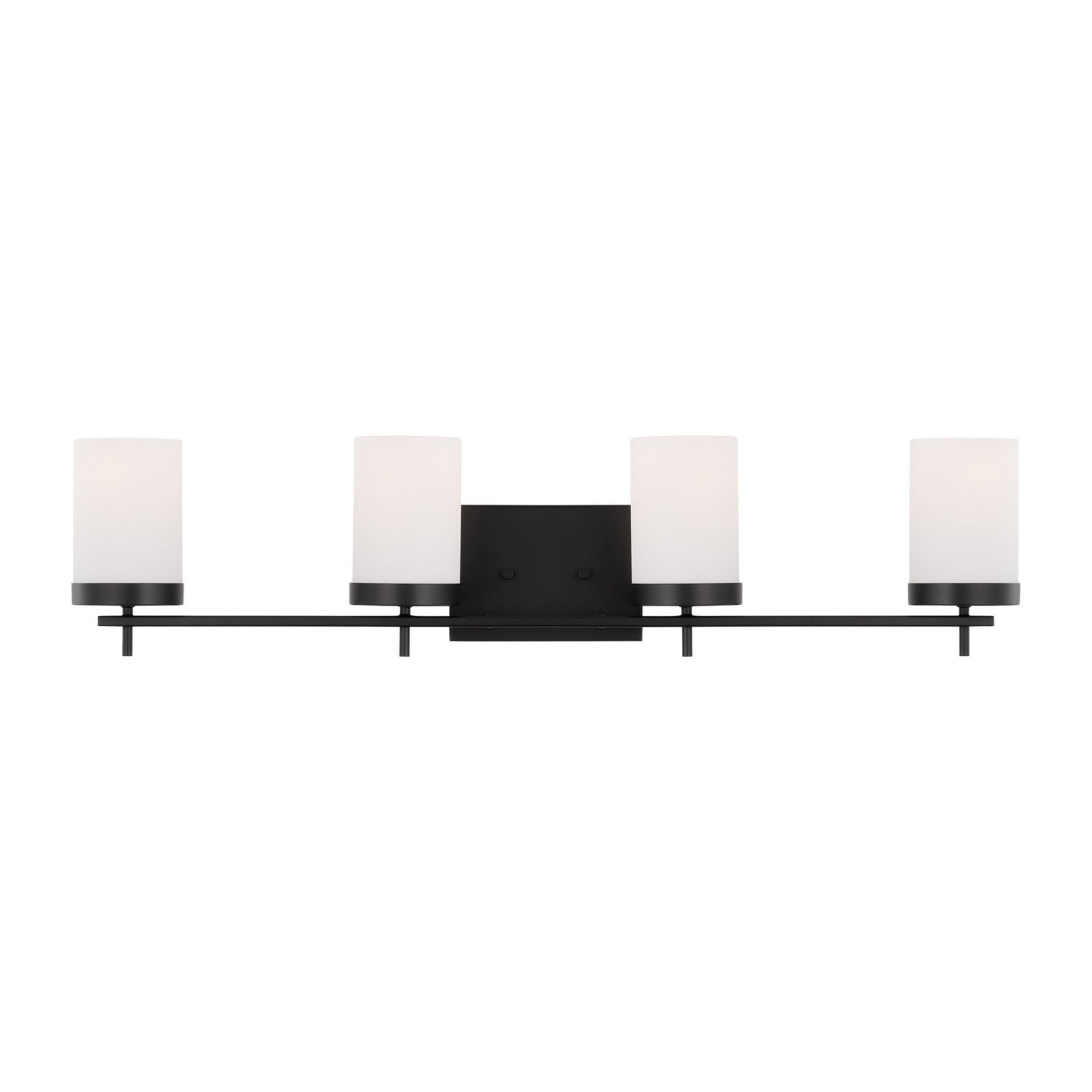 Zire 34" 4-Light LED Bathroom Vanity, Midnight Black Finish - Bees Lighting