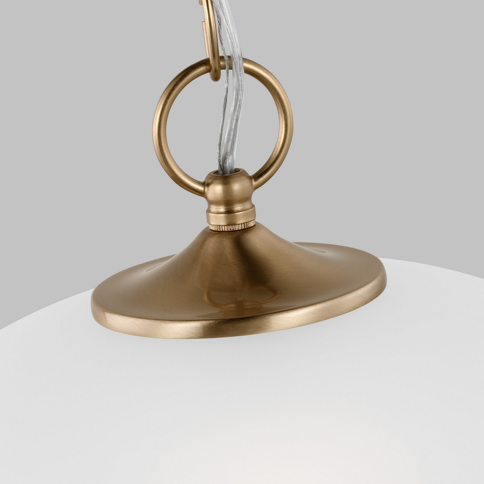 Geary 16" Pendant, Satin Brass Finish - Bees Lighting
