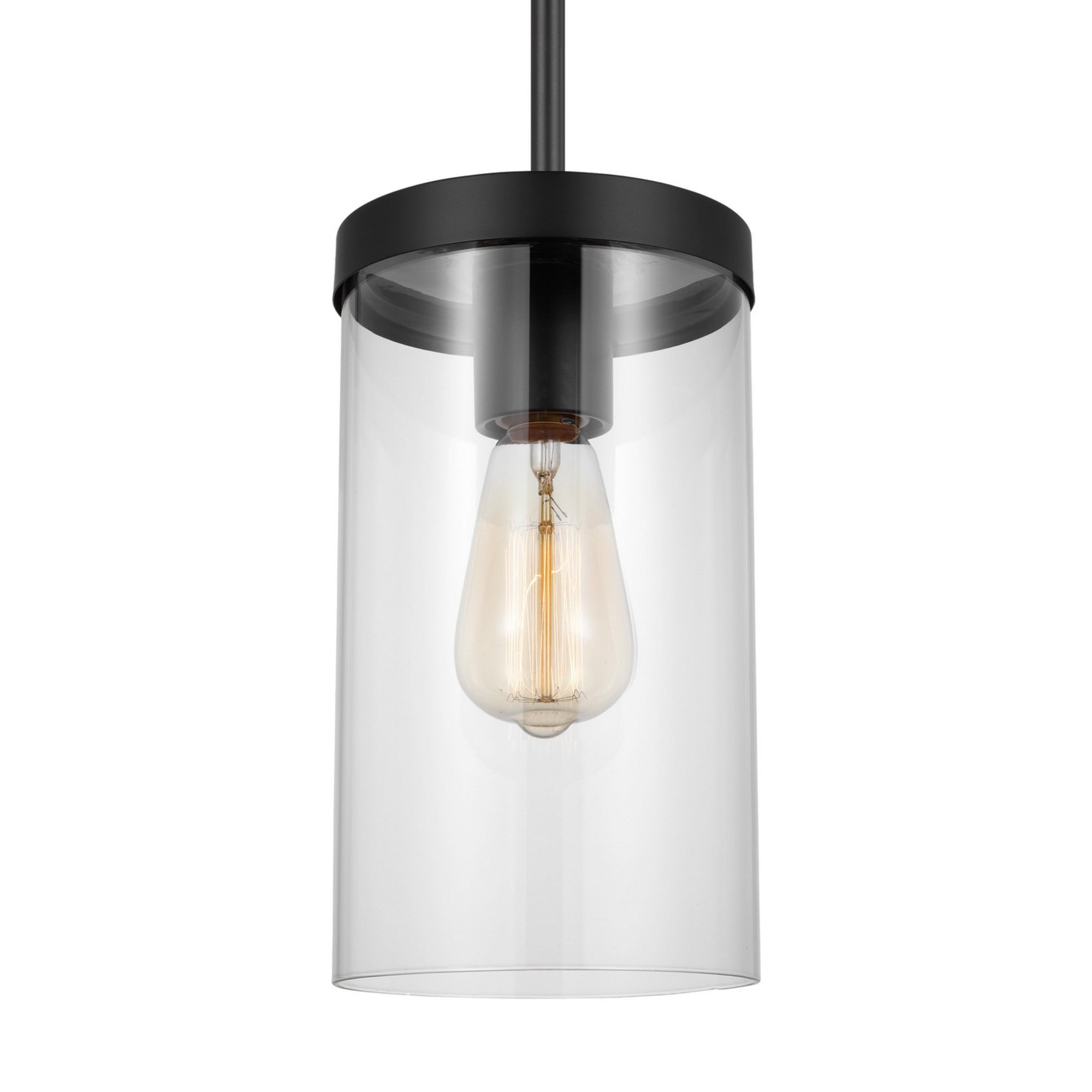 Zire 6" Pendant, Midnight Black Finish - Bees Lighting