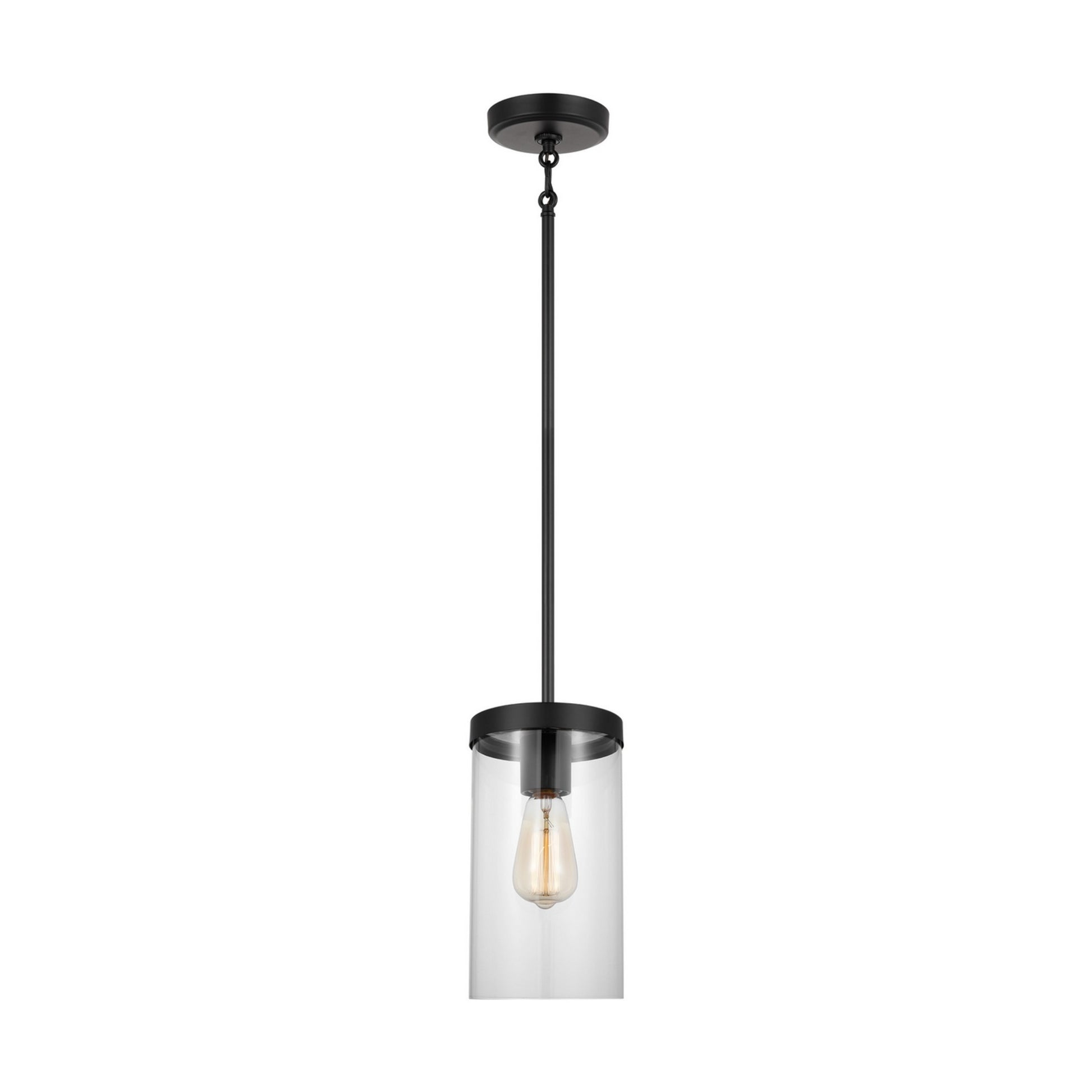 Zire 6" Pendant, Midnight Black Finish - Bees Lighting