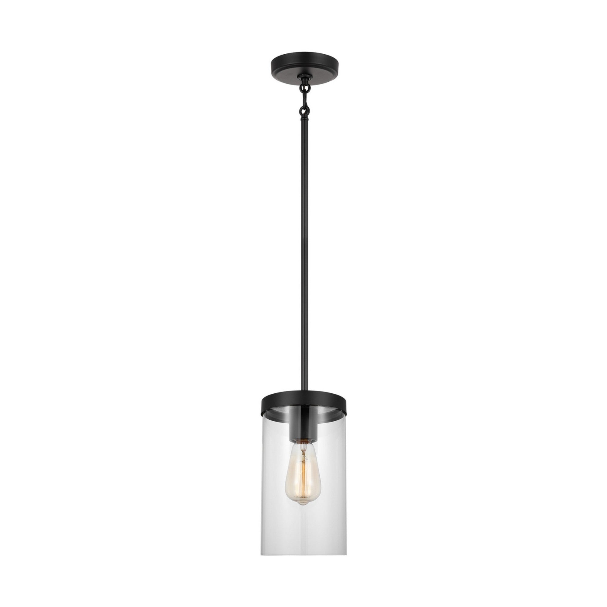 Zire 6" Pendant, Midnight Black Finish - Bees Lighting