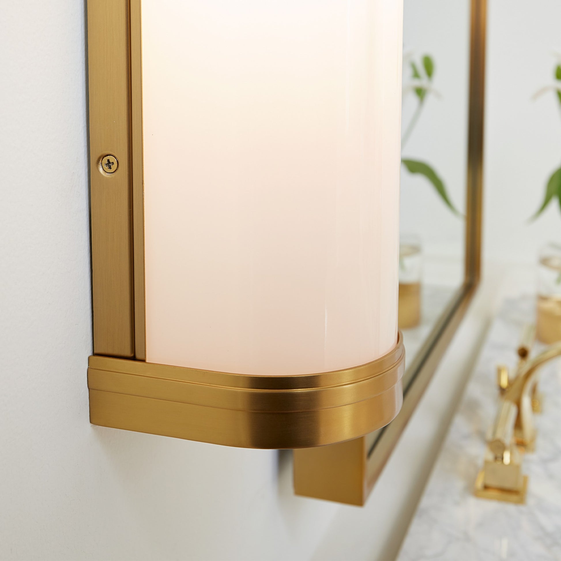 Ifran 24" Large Bathroom Vanity, Burnished Brass Finish - Bees Lighting