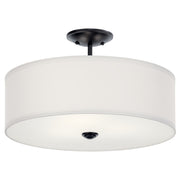 Shailene Round Semi Flush Ceiling Light - Bees Lighting