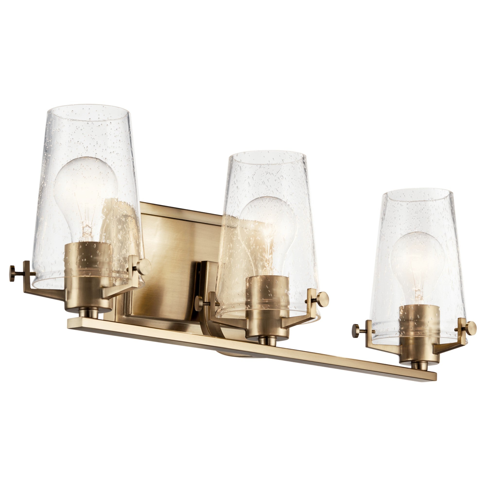 Alton 24" 3-Light Bath Vanity Light, Champagne Bronze Finish - Bees Lighting