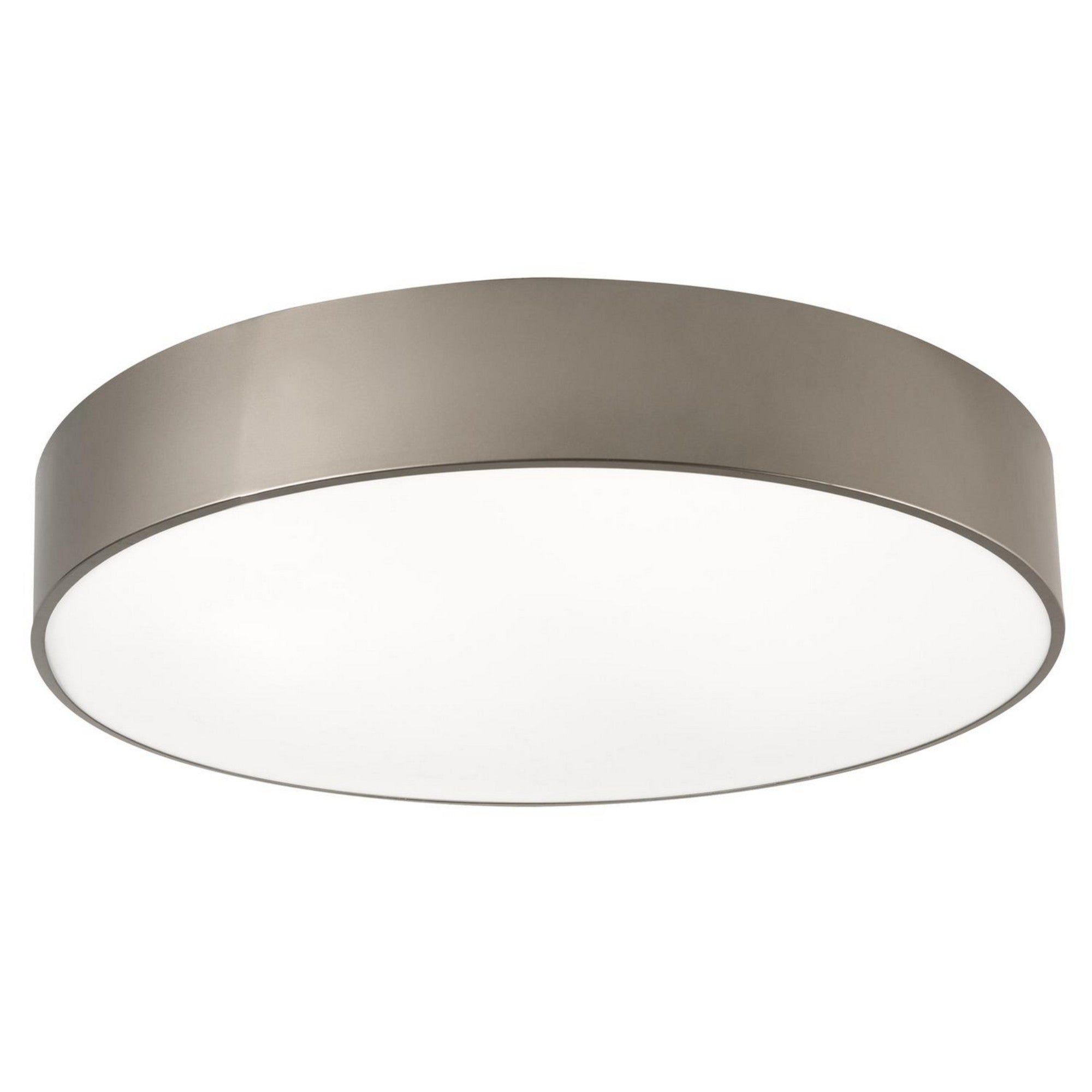 Bailey 24" LED Flush Mount, Satin Nickel Finish - Bees Lighting