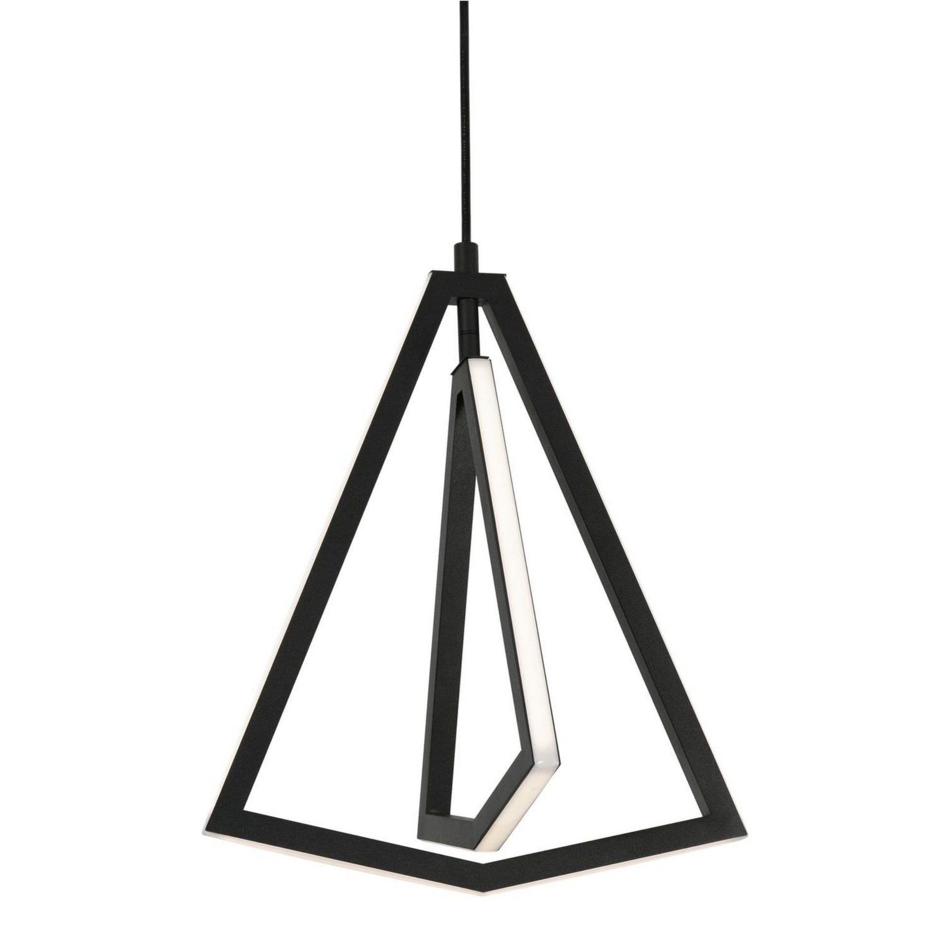 Gianna 13" LED Pendant, Black Finish - Bees Lighting