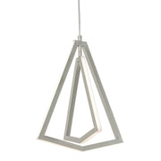 Gianna 13" LED Pendant, Satin Nickel Finish - Bees Lighting