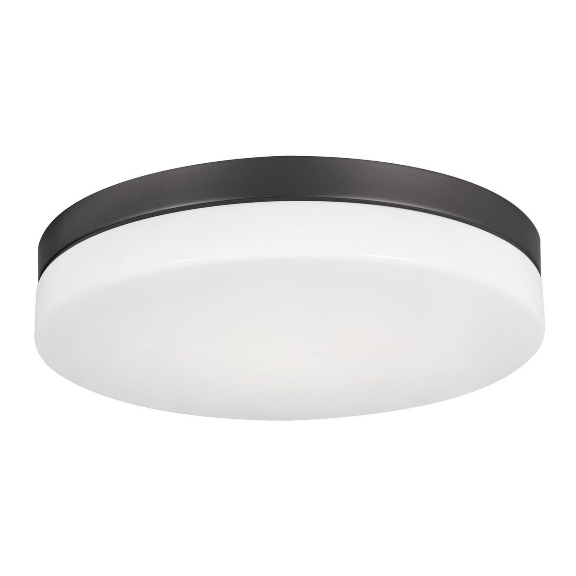 Oscar 11" LED Flush Mount, Black Finish - Bees Lighting