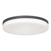 Oscar 19" LED Flush Mount, Black Finish - Bees Lighting