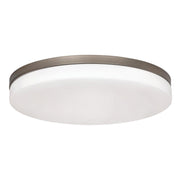 Oscar 19" LED Flush Mount, Satin Nickel Finish - Bees Lighting