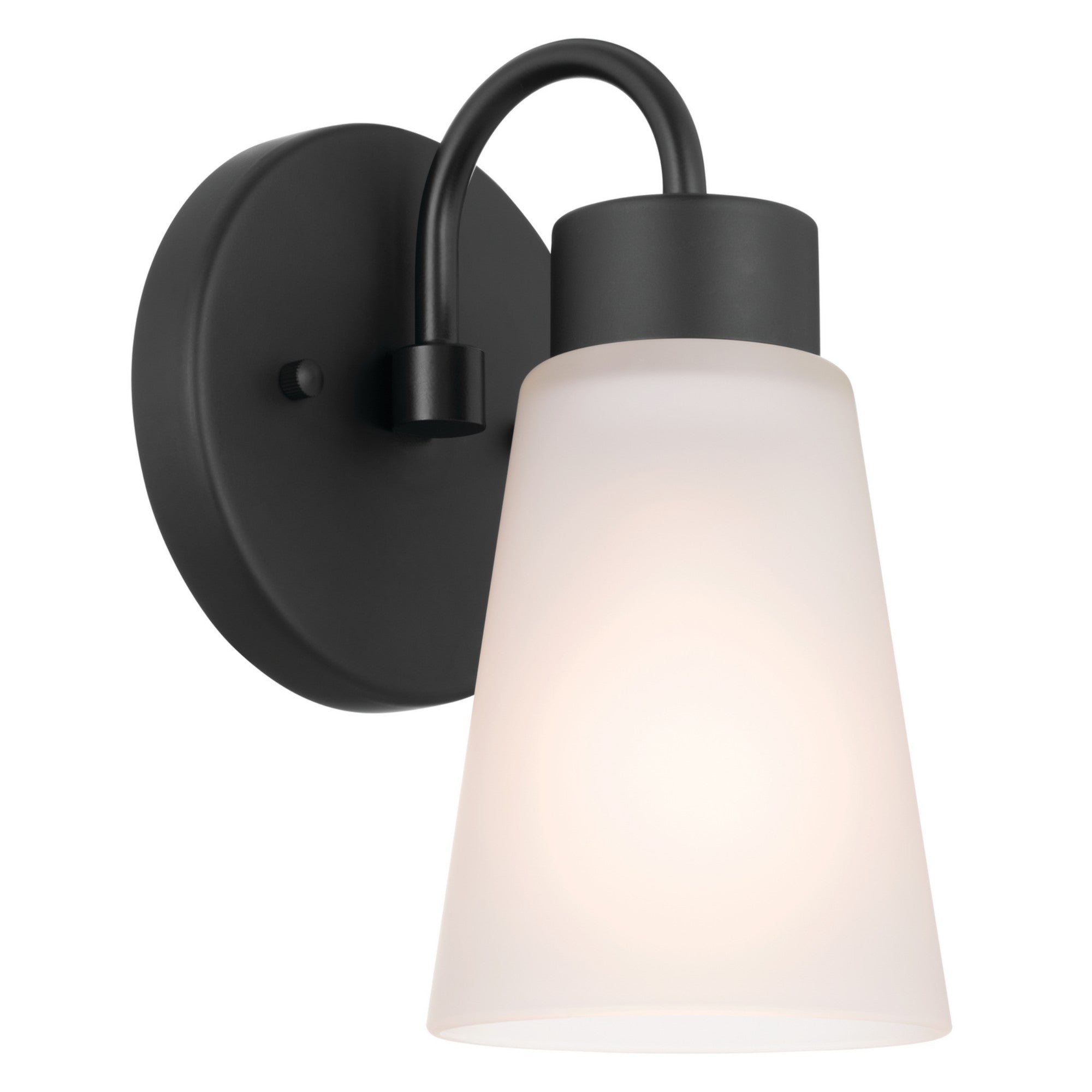 Erma 5" Wall Sconce, Black Finish - Bees Lighting