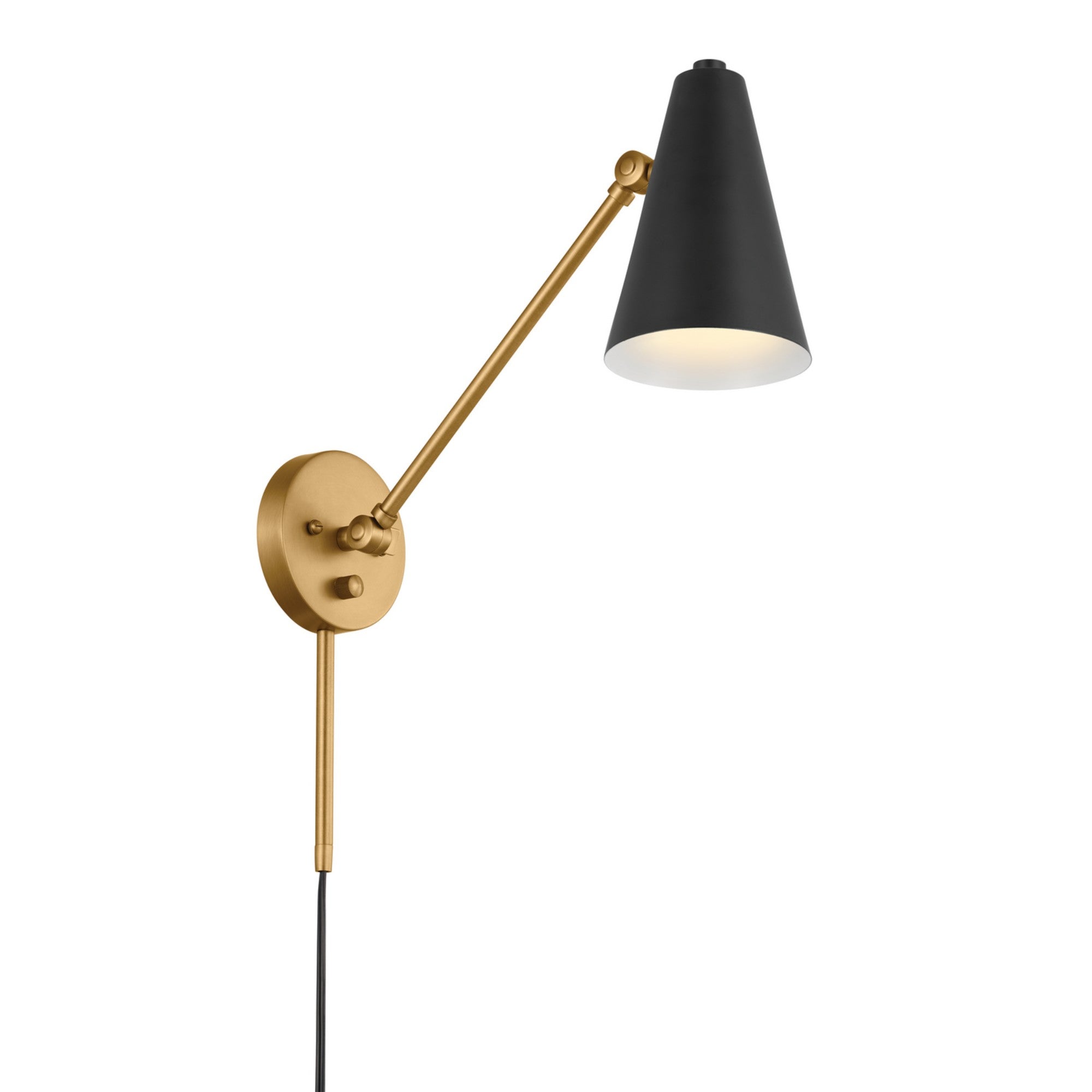 Sylvia Swing Arm Wall Sconce - Bees Lighting