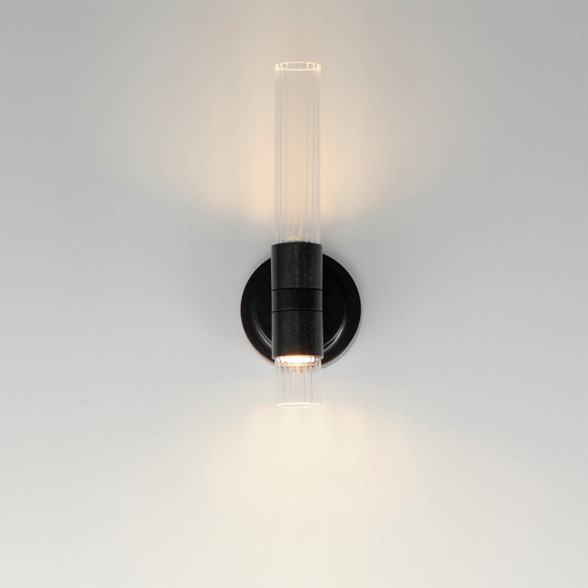 Ovation 13" LED Wall Sconce, Black Finish - Bees Lighting