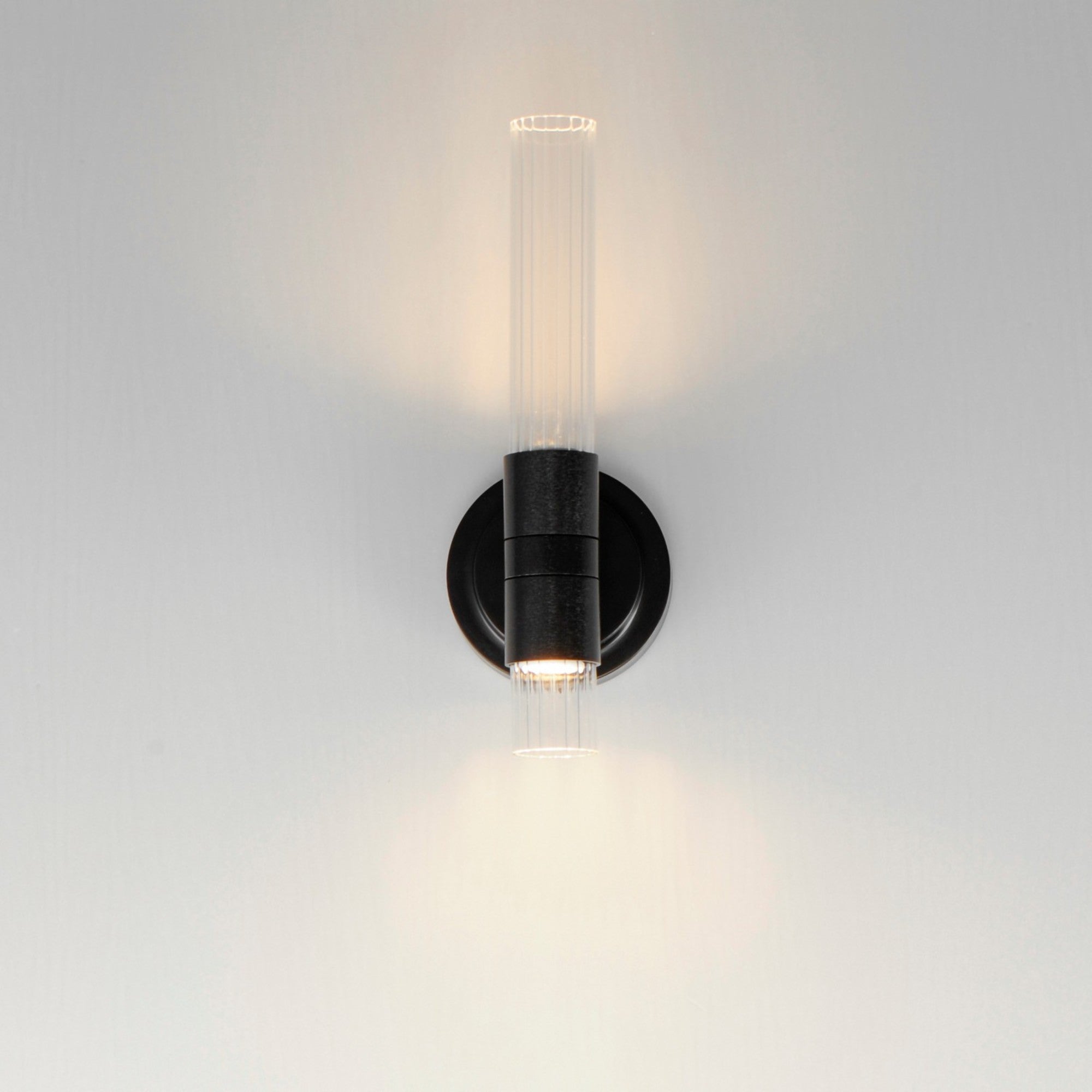 Ovation 13" LED Wall Sconce, Black Finish - Bees Lighting
