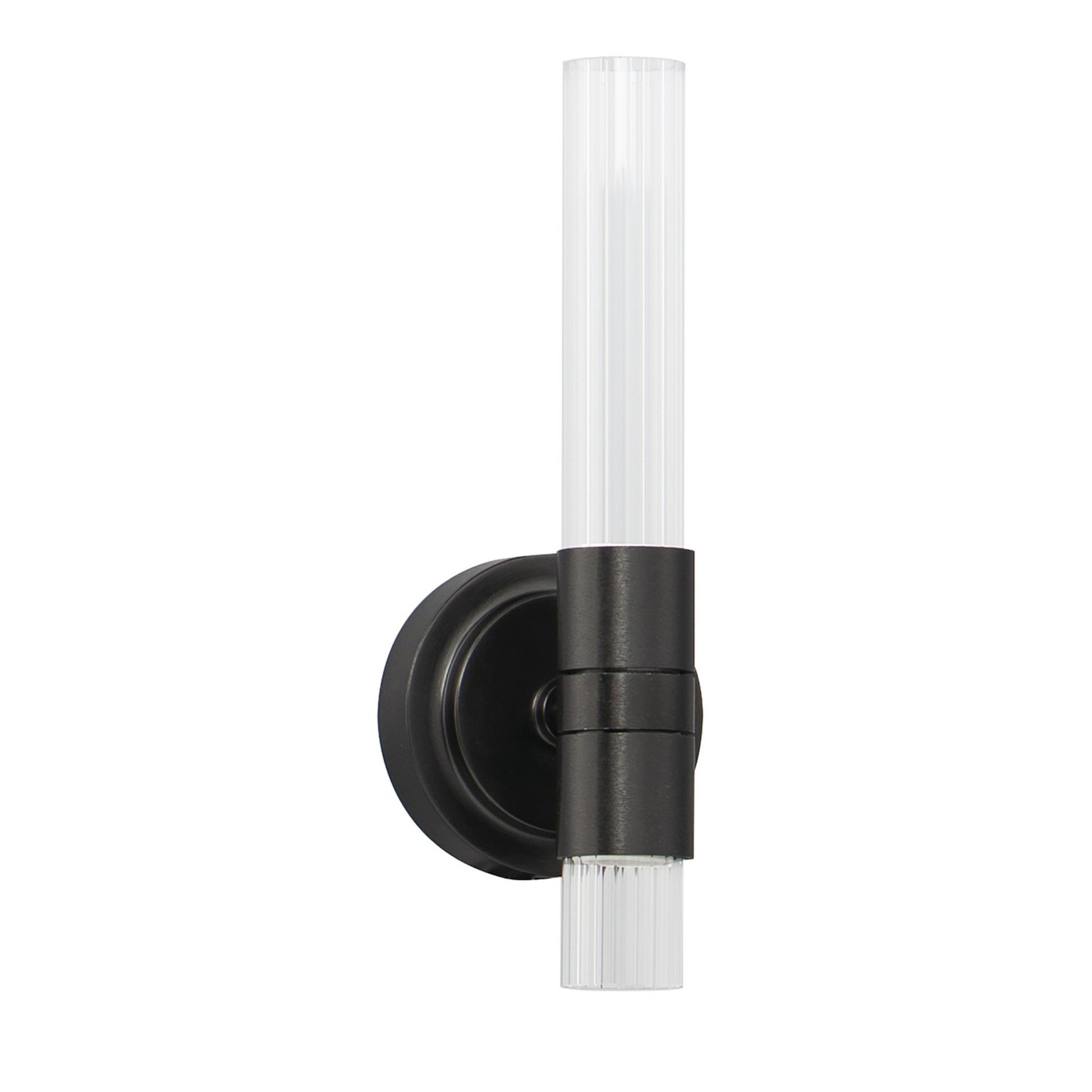 Ovation 13" LED Wall Sconce, Black Finish - Bees Lighting