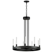 Ovation 27" LED Chandelier, Black Finish - Bees Lighting