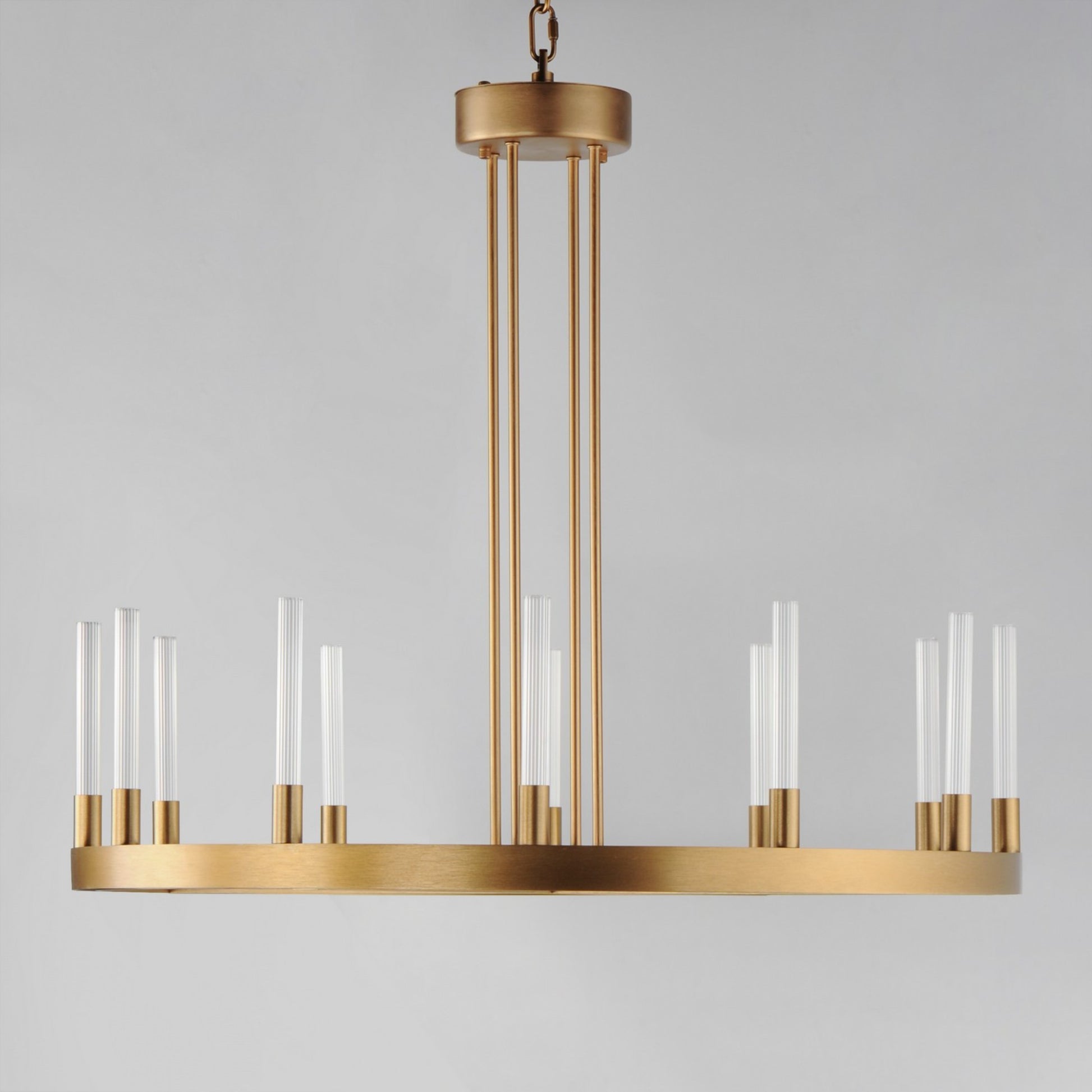 Ovation 32" LED Chandelier, Gold Finish - Bees Lighting