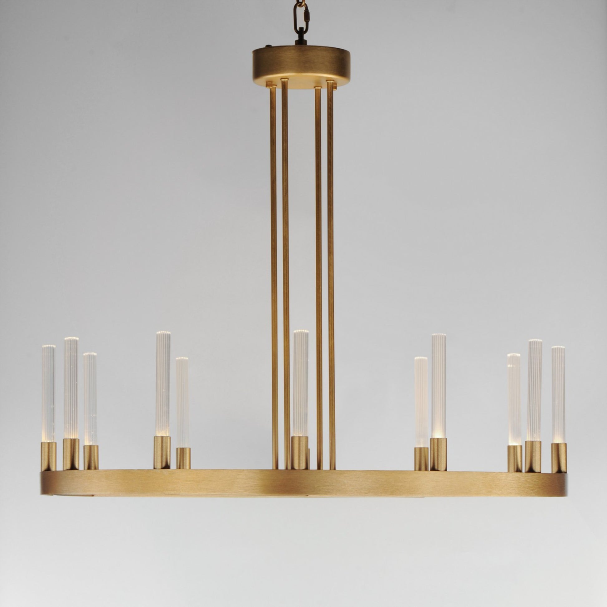 Ovation 32" LED Chandelier, Gold Finish - Bees Lighting