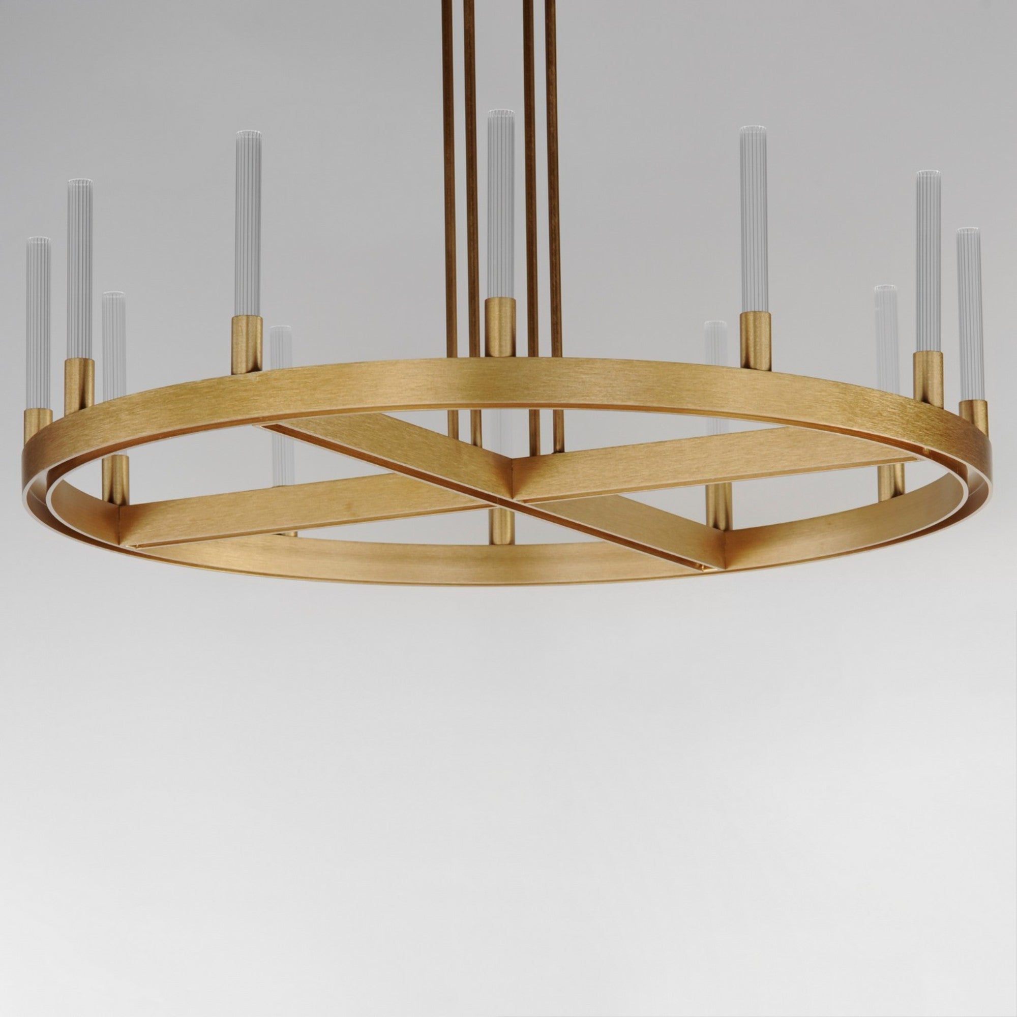Ovation 32" LED Chandelier, Gold Finish - Bees Lighting