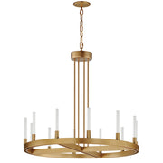 Ovation 32" LED Chandelier, Gold Finish - Bees Lighting