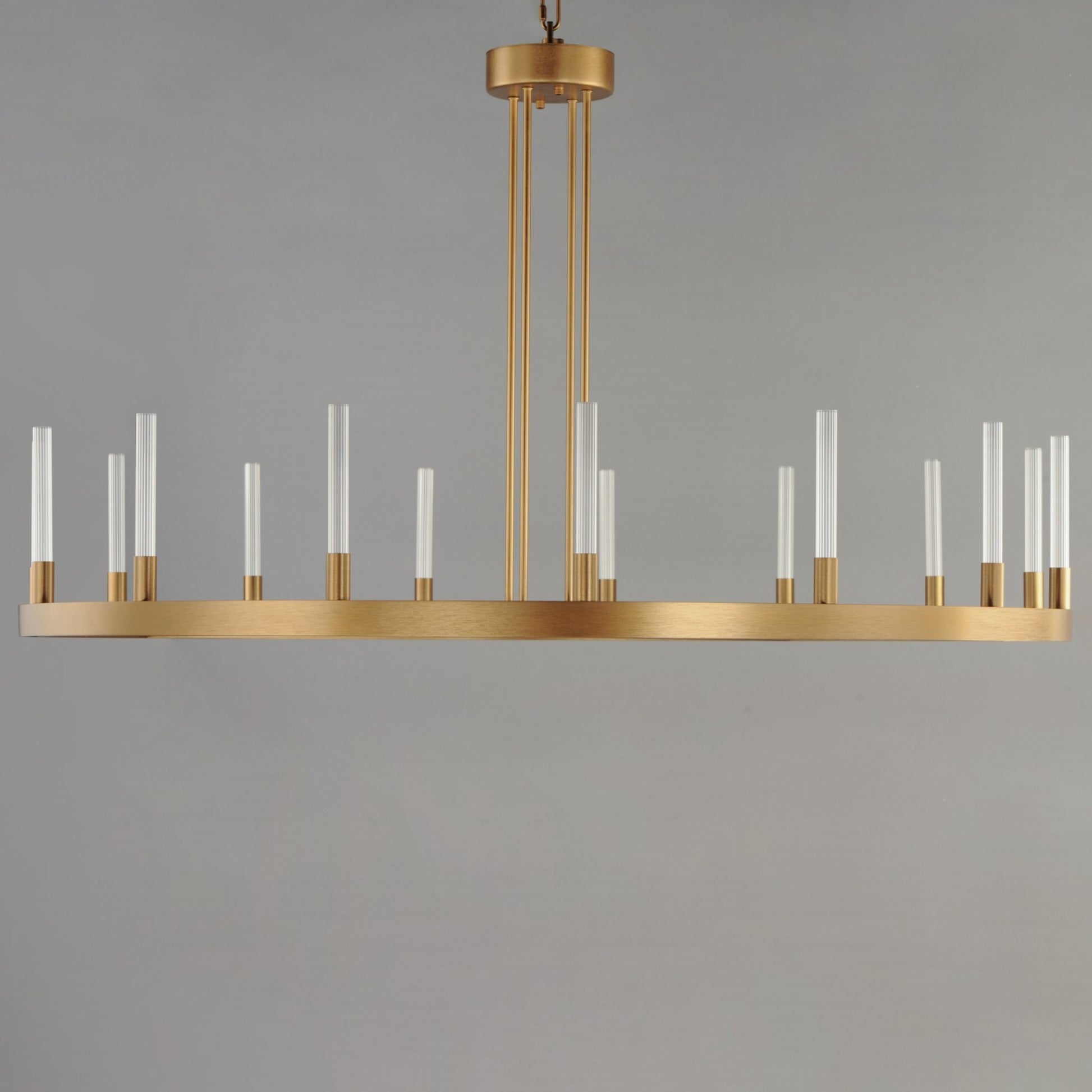 Ovation 47" LED Chandelier, Gold Finish - Bees Lighting