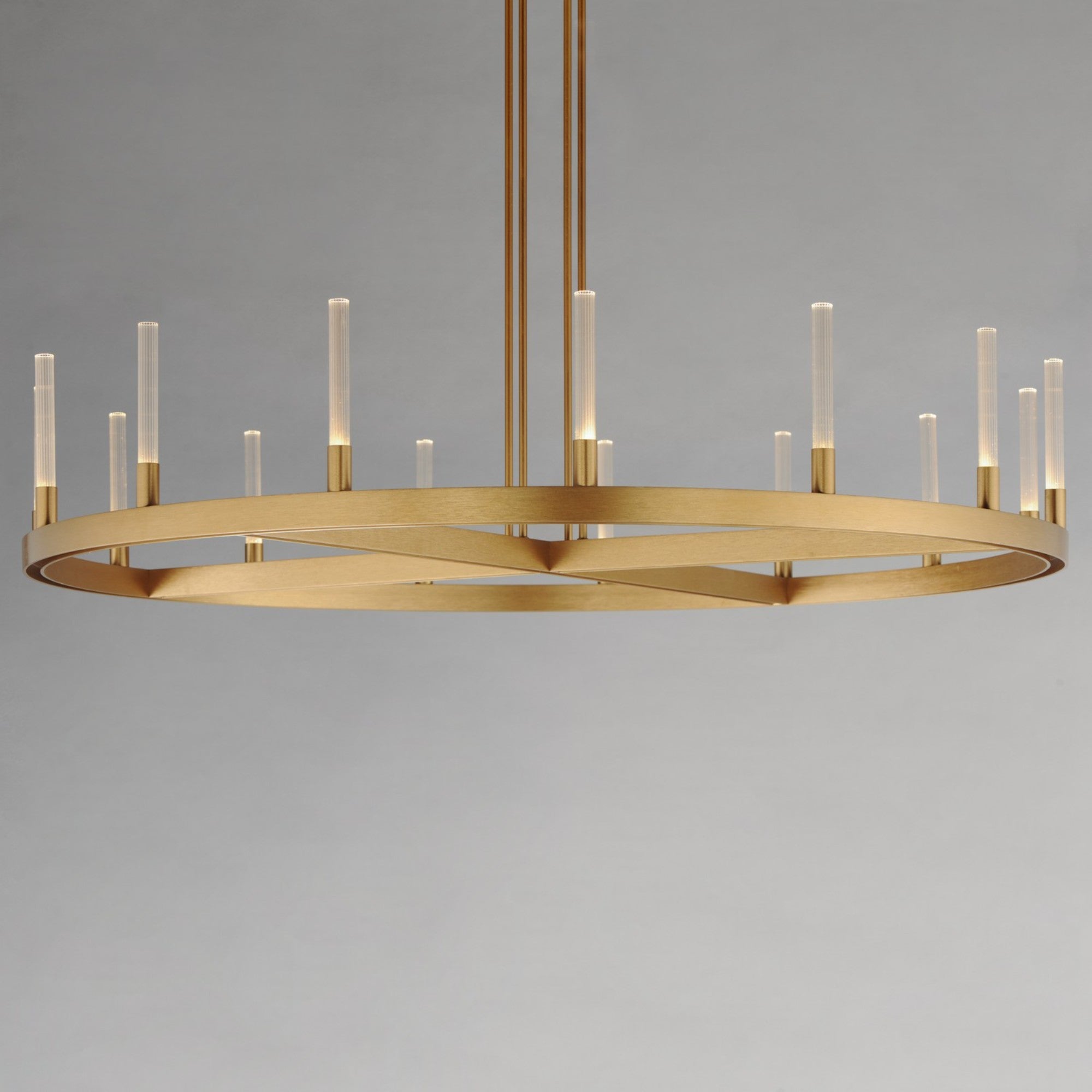 Ovation 47" LED Chandelier, Gold Finish - Bees Lighting