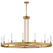 Ovation 47" LED Chandelier, Gold Finish - Bees Lighting