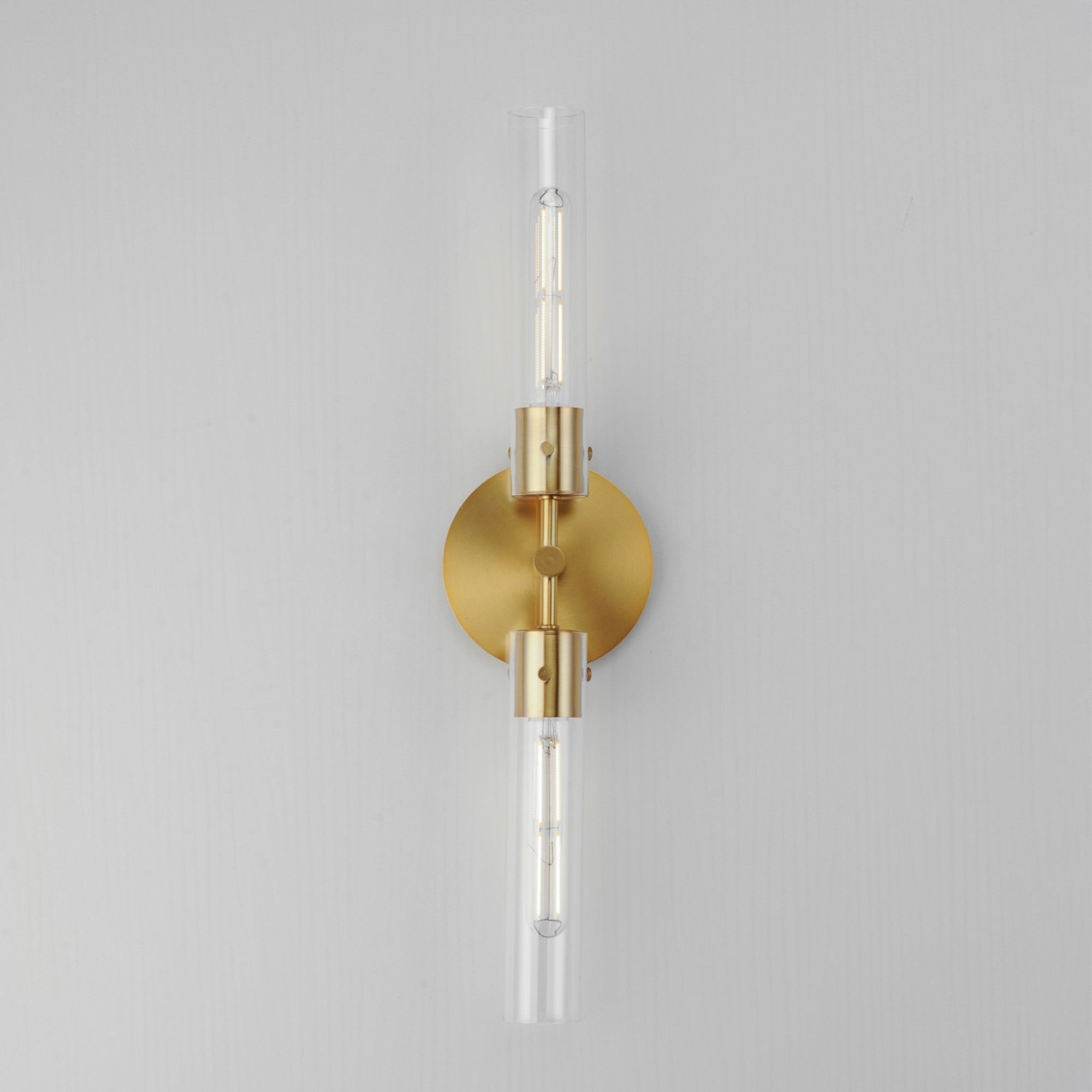 Equilibrium 25" 2 Lights LED Armed Sconce, Gold Finish - Bees Lighting