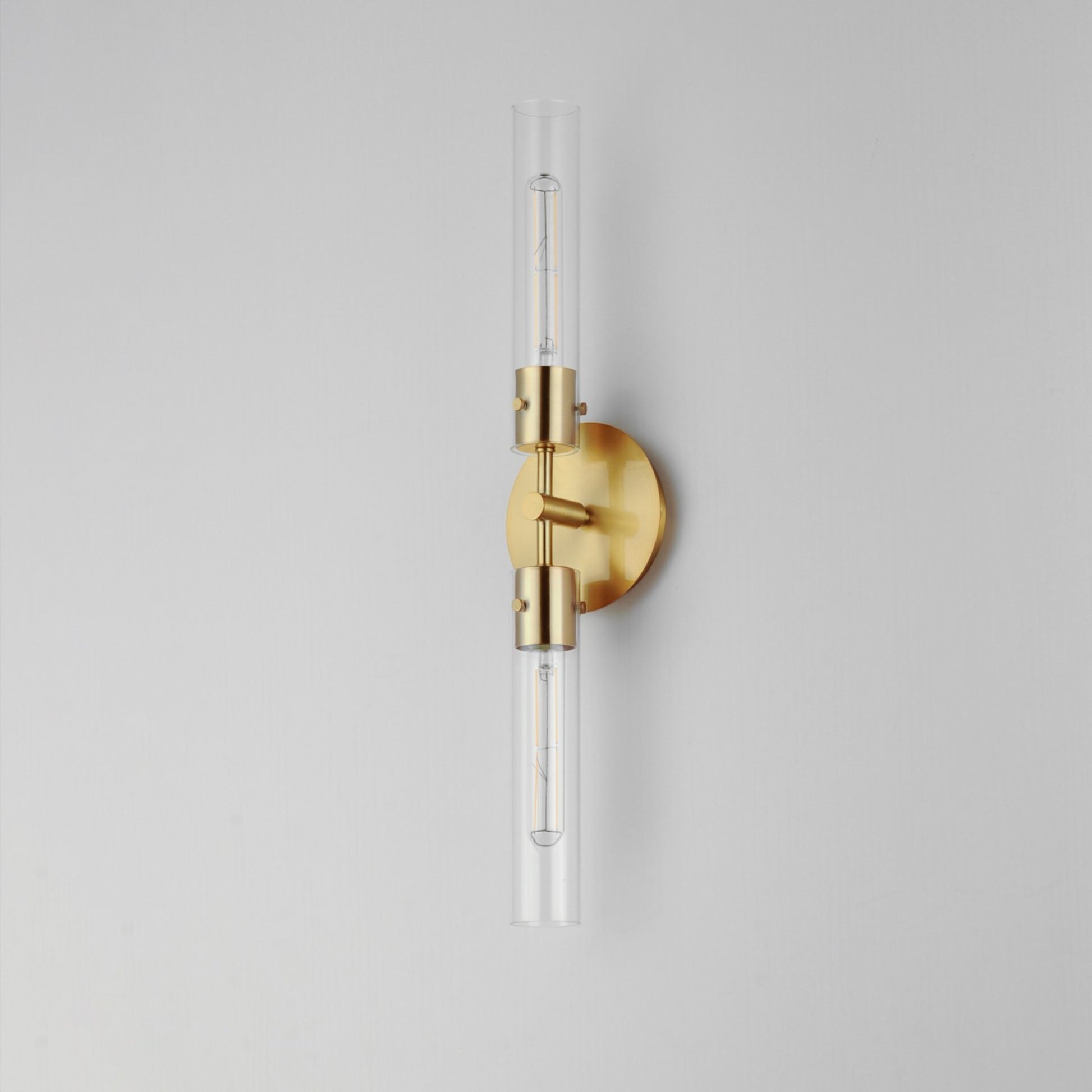 Equilibrium 25" 2 Lights LED Armed Sconce, Gold Finish - Bees Lighting