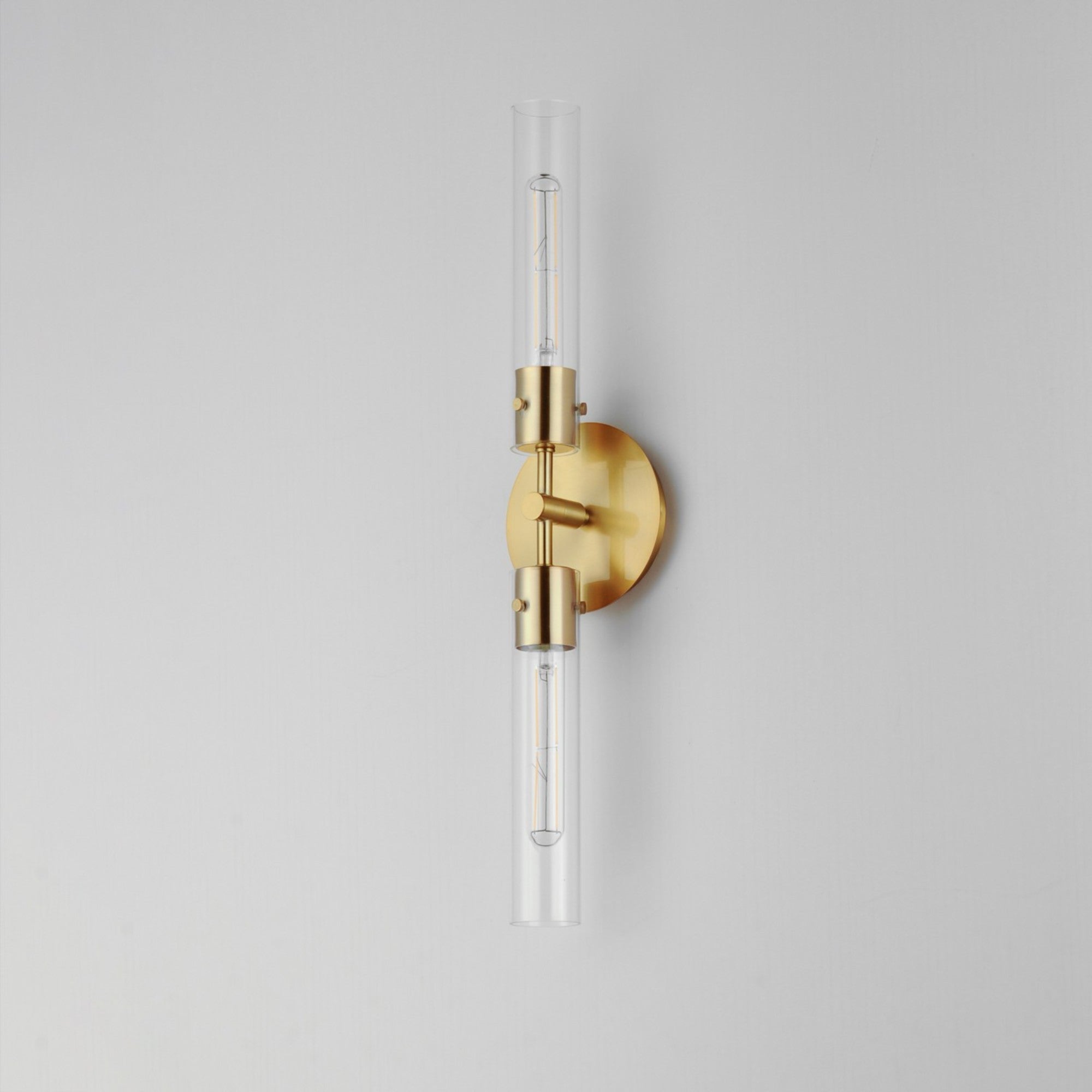 Equilibrium 25" 2 Lights LED Armed Sconce, Gold Finish - Bees Lighting